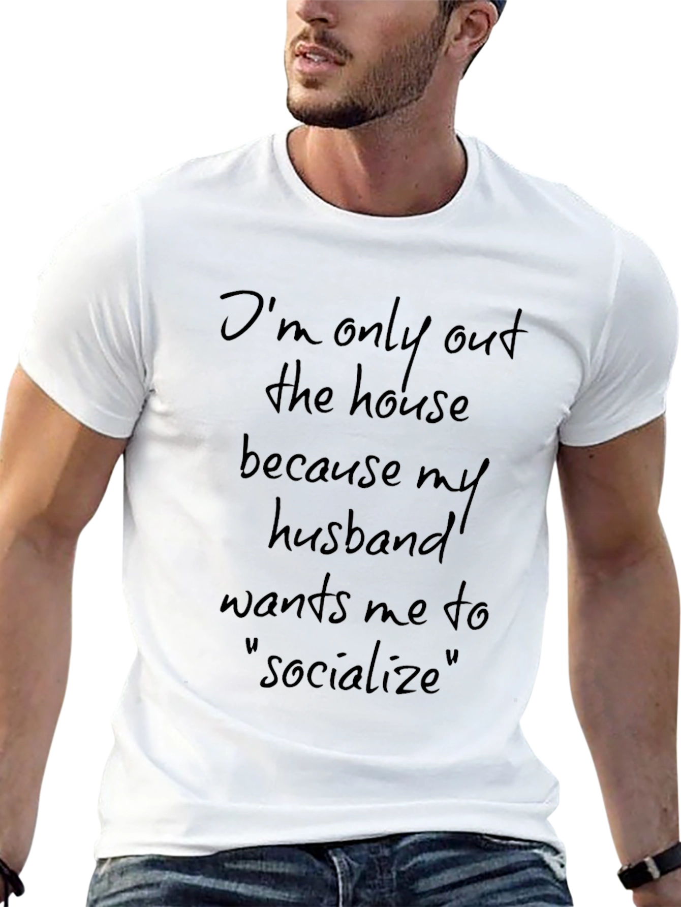 Socially Reluctant Tee - Im Only Out... T-Shirt