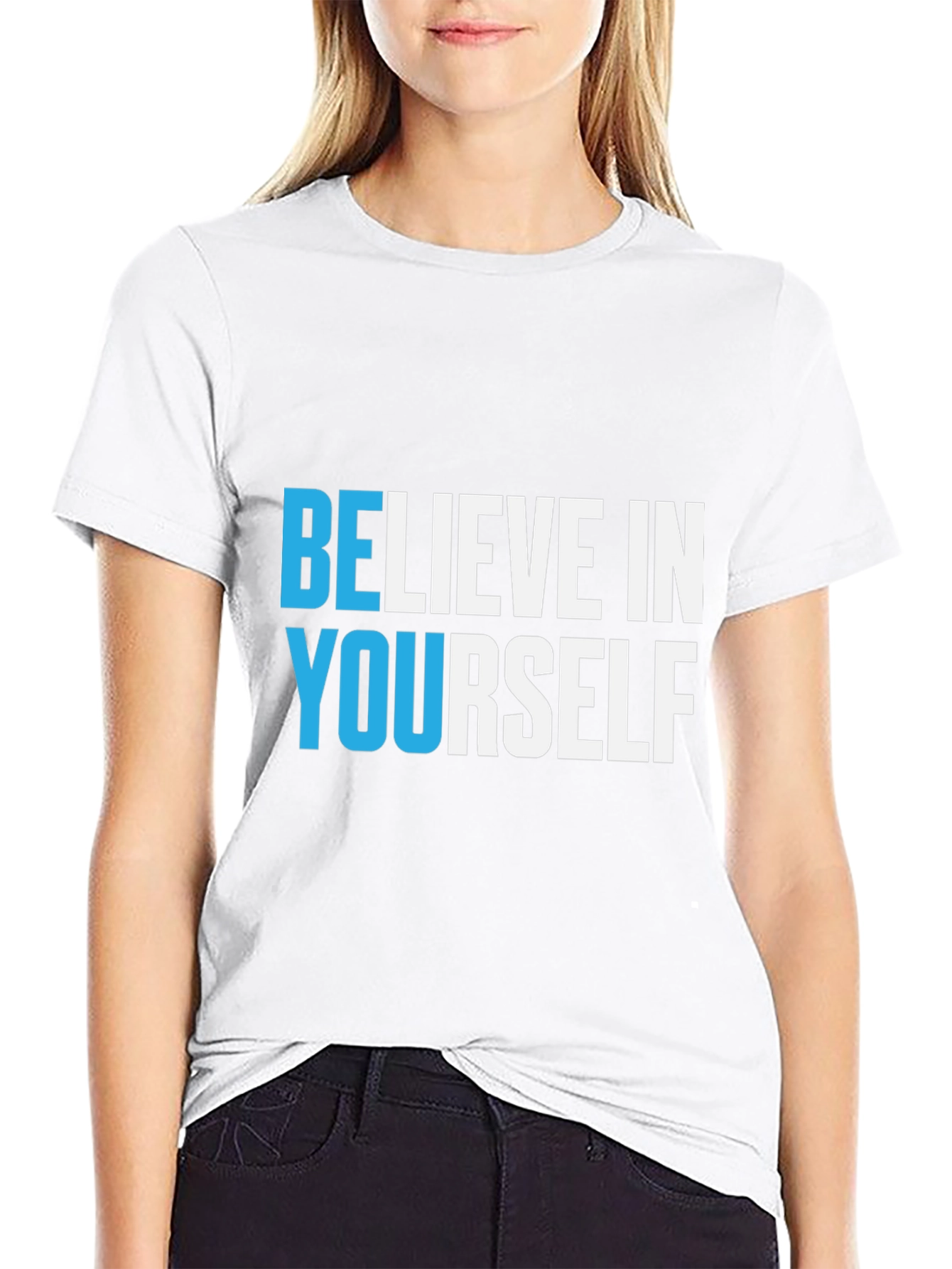 Believe In Yourself Black T-Shirt