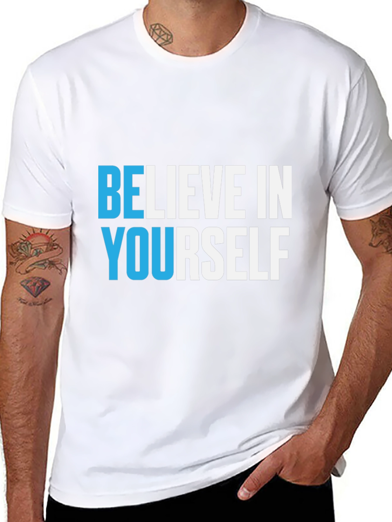 Believe In Yourself Black T-Shirt