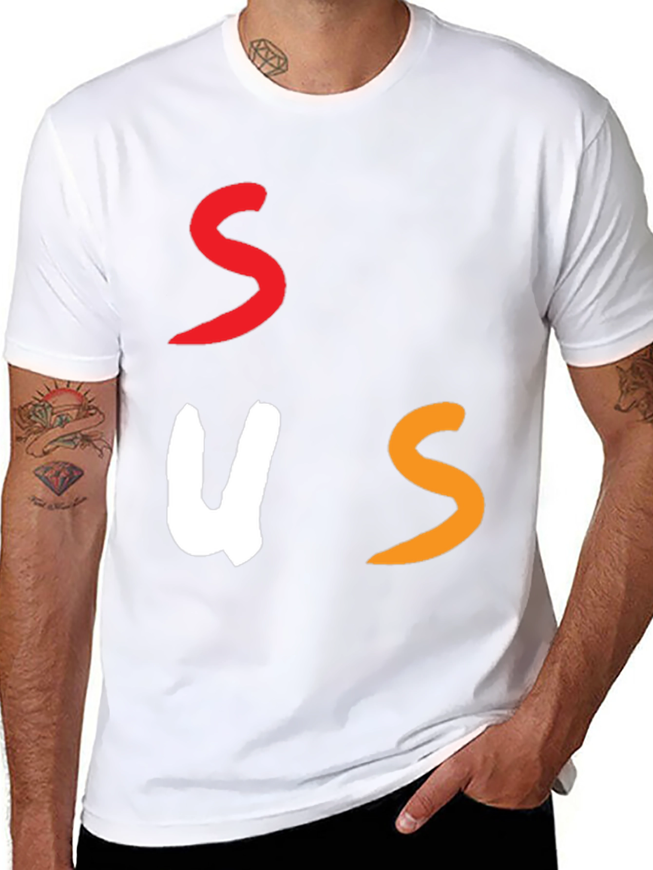 Sus T-Shirt - Crew Neck - Casual Fun