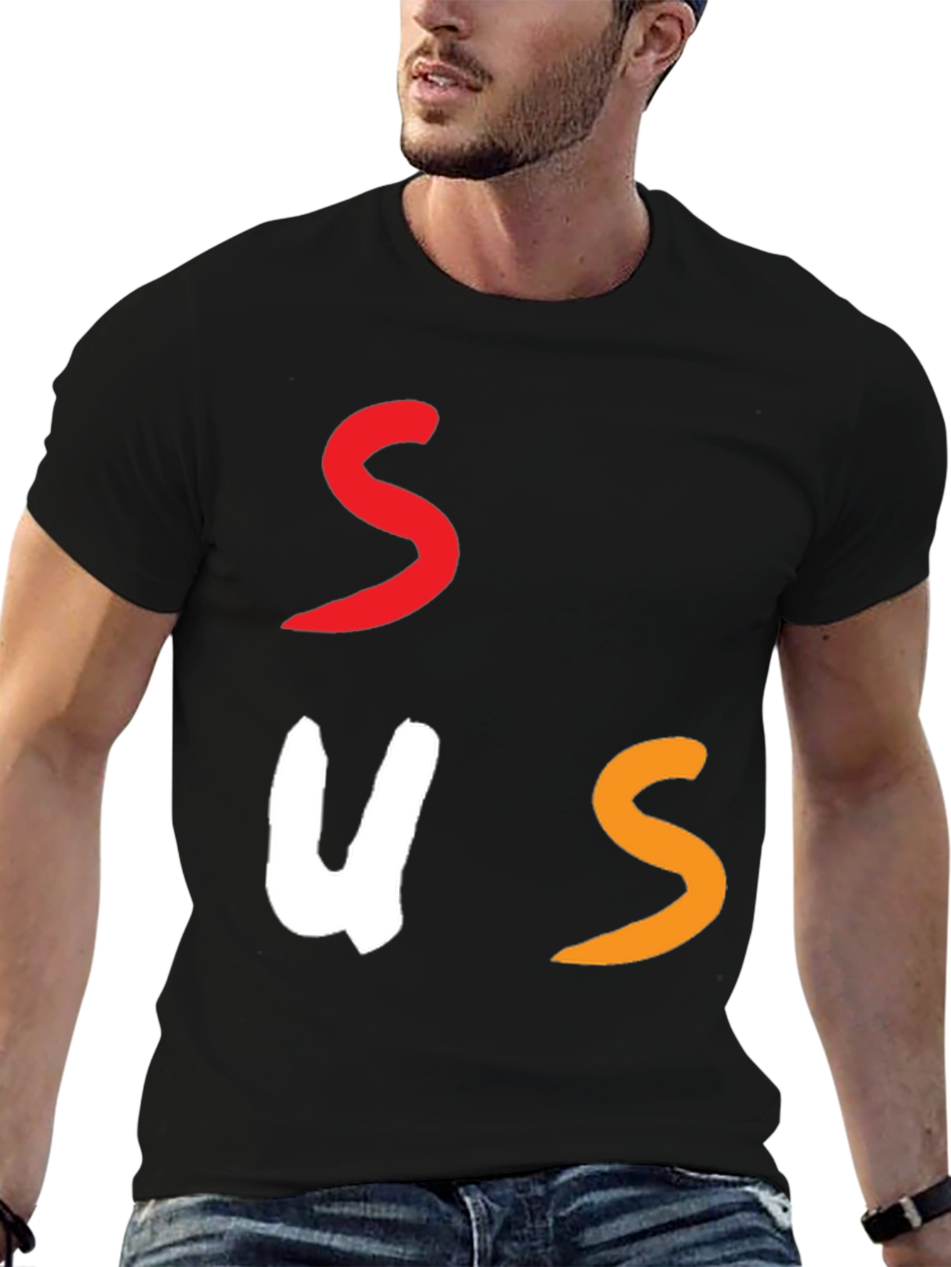 Sus T-Shirt - Crew Neck - Casual Fun
