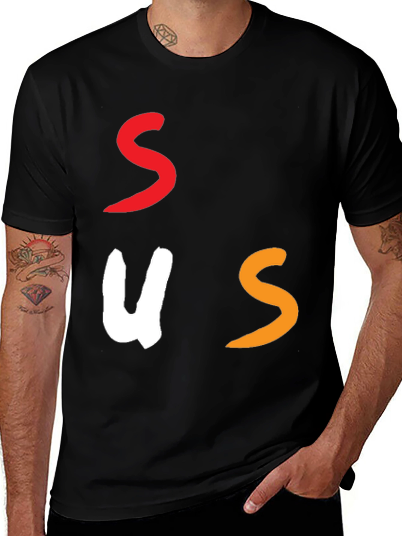 Sus T-Shirt - Crew Neck - Casual Fun