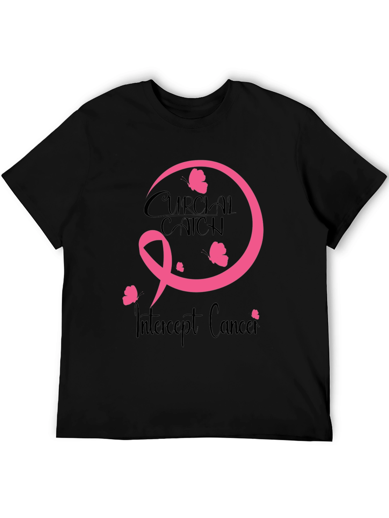 Crucial Catch Intercept Cancer Awareness T-Shirt