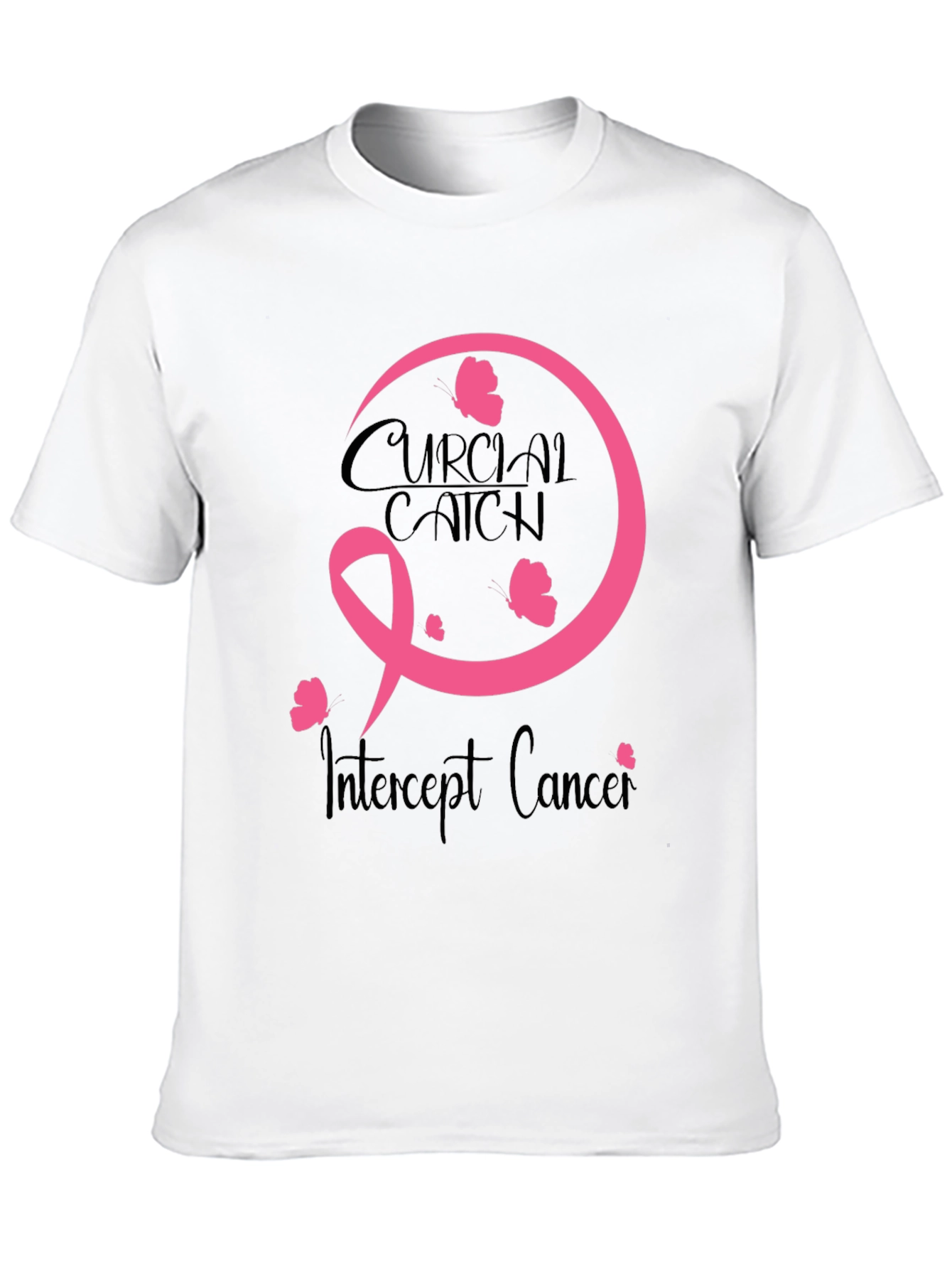 Crucial Catch Intercept Cancer Awareness T-Shirt