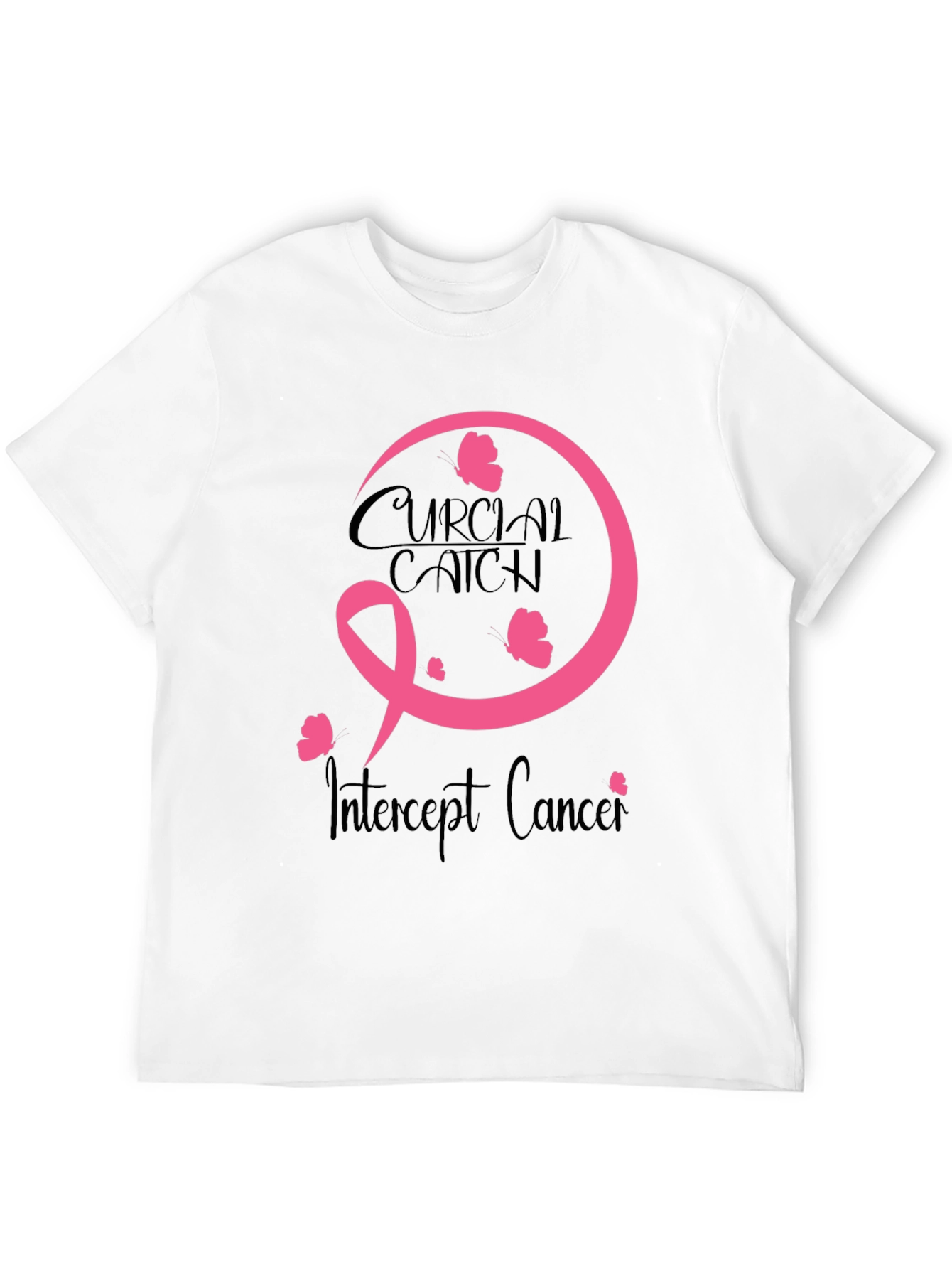 Crucial Catch Intercept Cancer Awareness T-Shirt