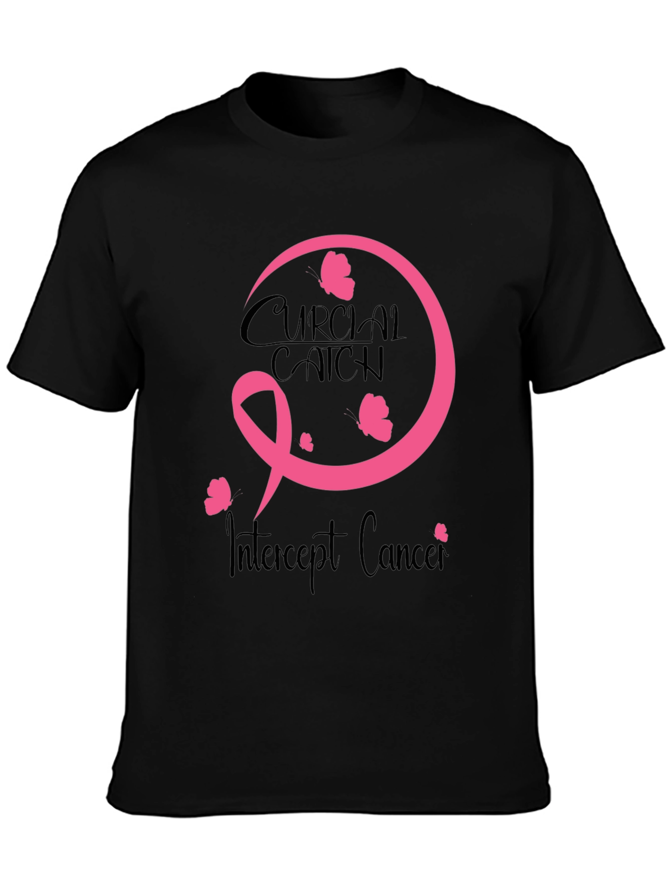 Crucial Catch Intercept Cancer Awareness T-Shirt