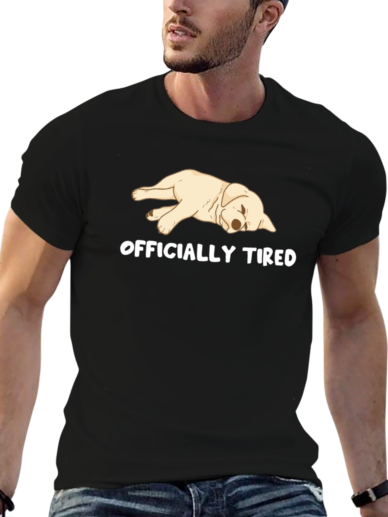 Officially Tired Puppy Dog T-Shirt