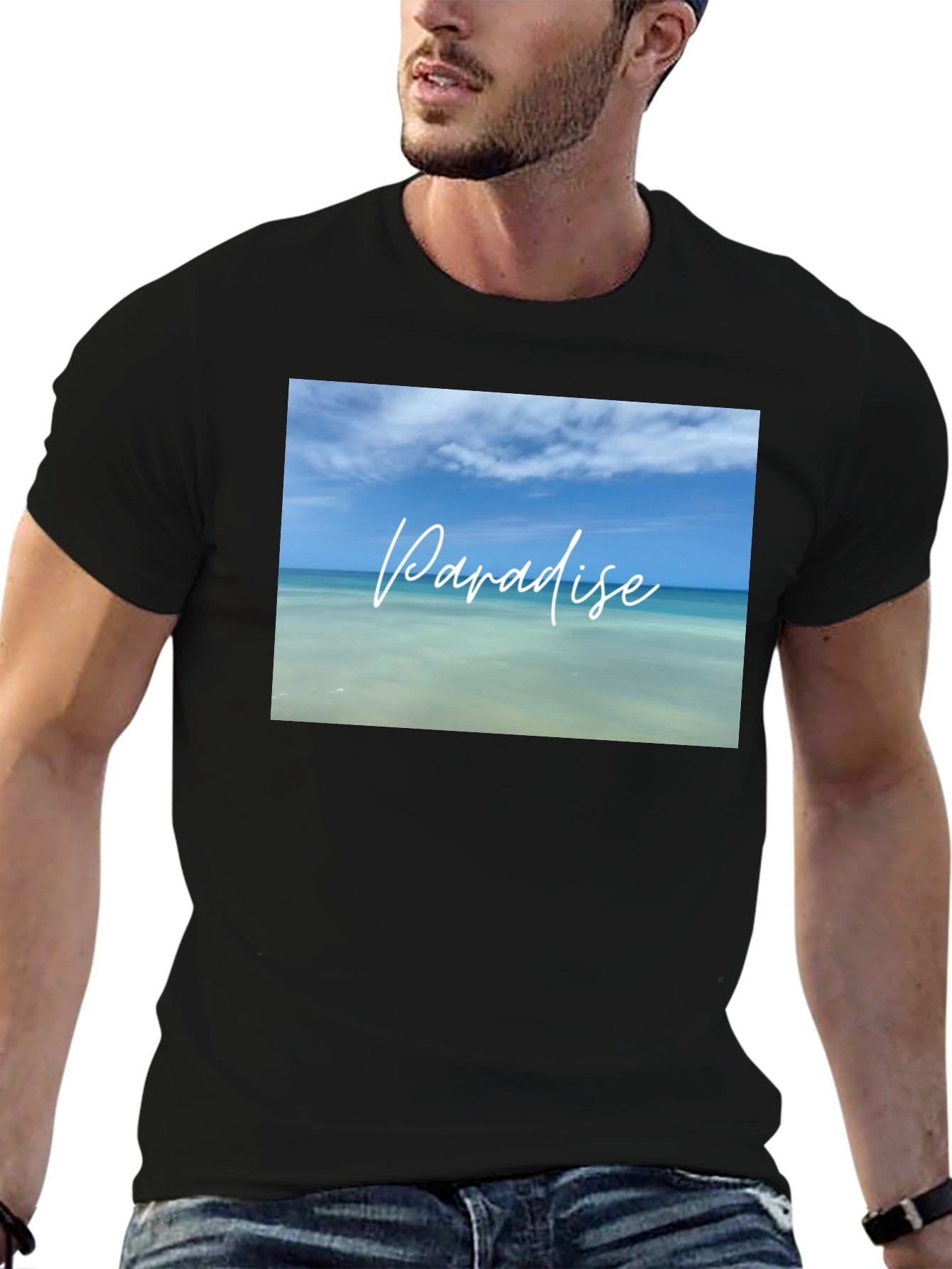 Paradise Beach Graphic T-Shirt