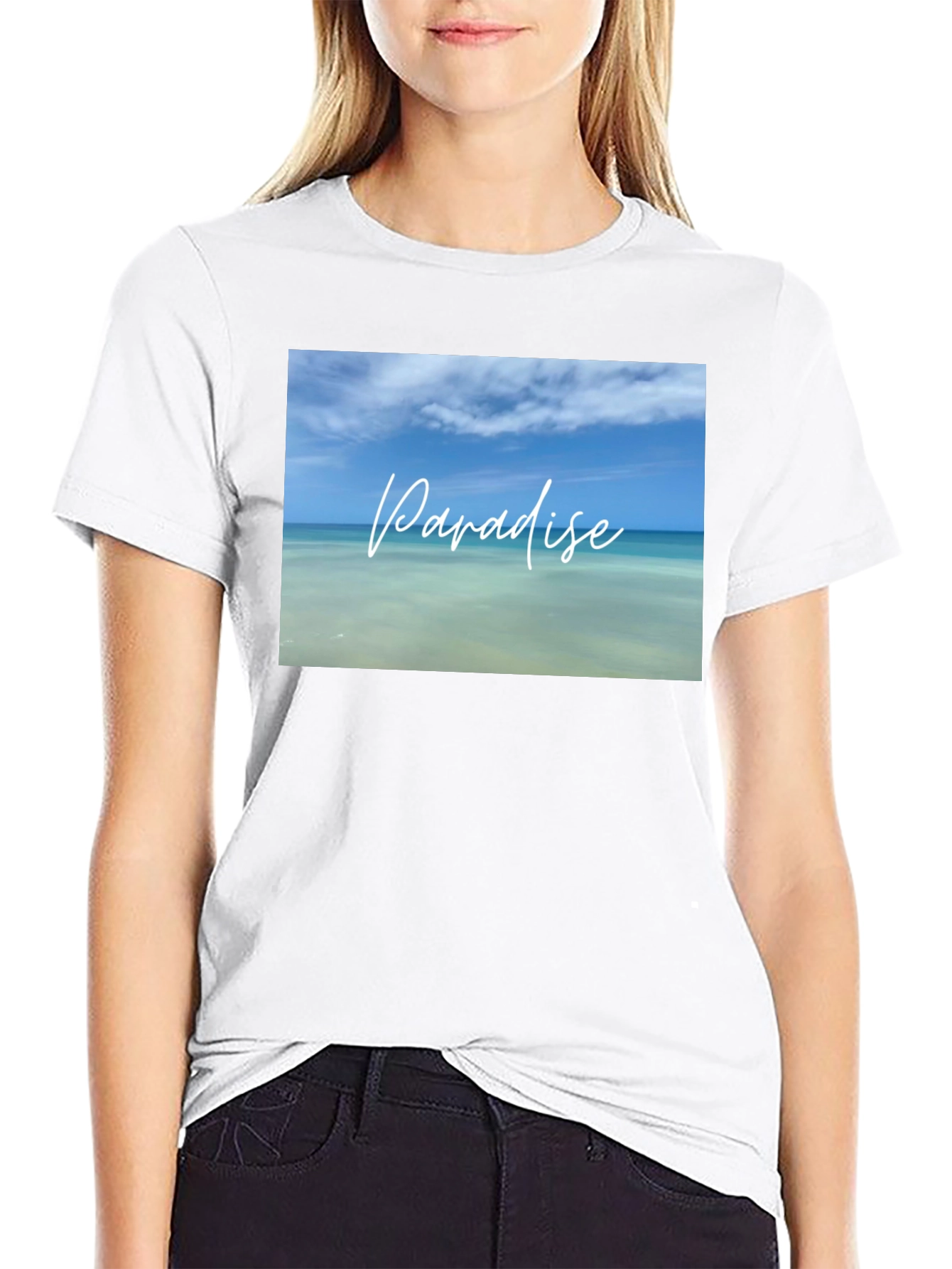 Paradise Beach Graphic T-Shirt