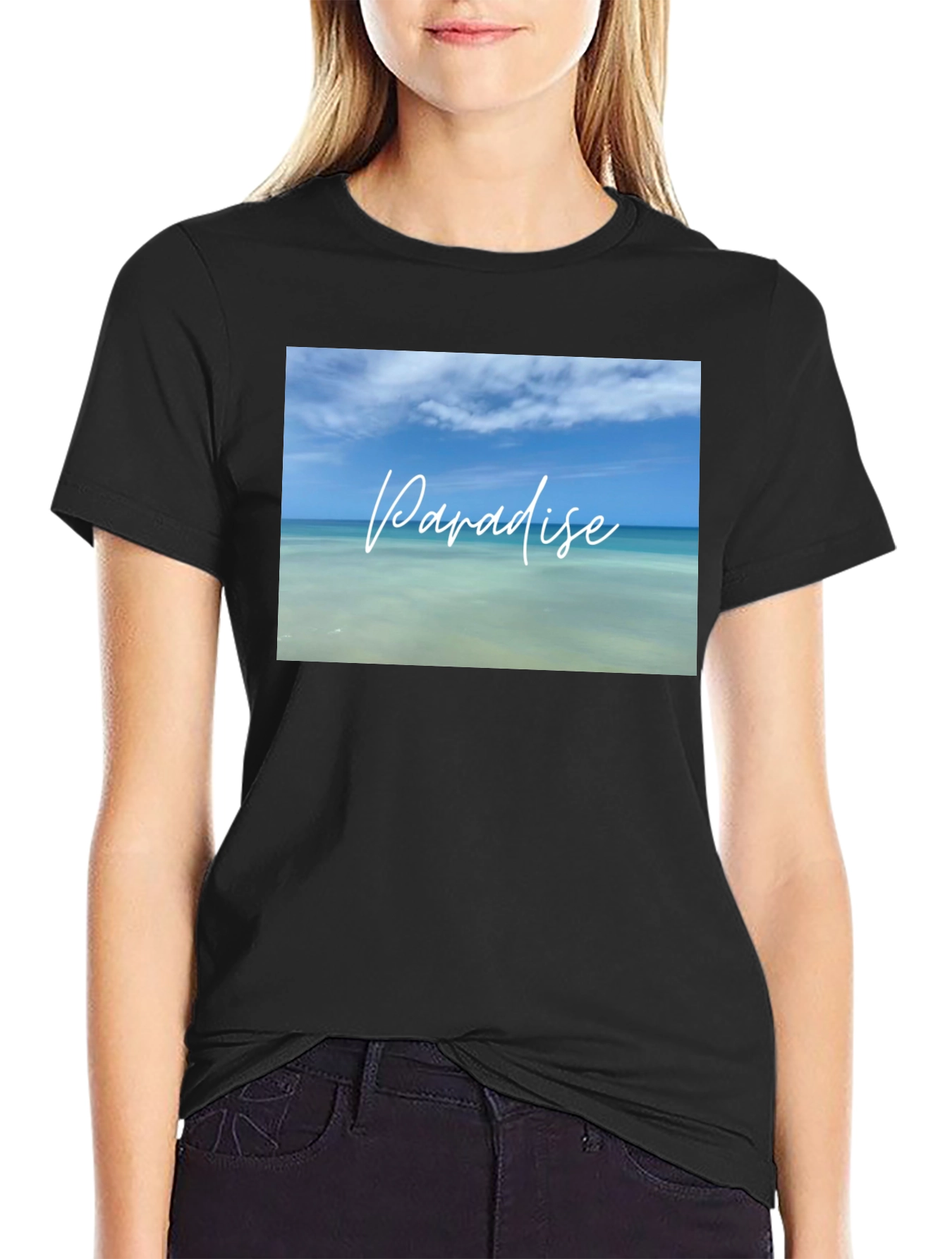 Paradise Beach Graphic T-Shirt