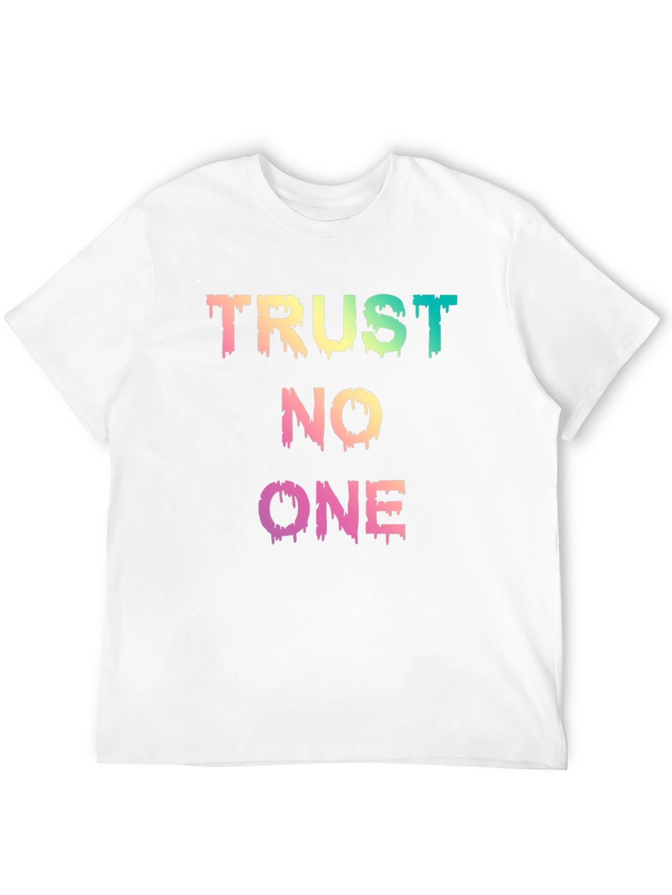 Trust No One Graphic Tee - Mens Black T-Shirt