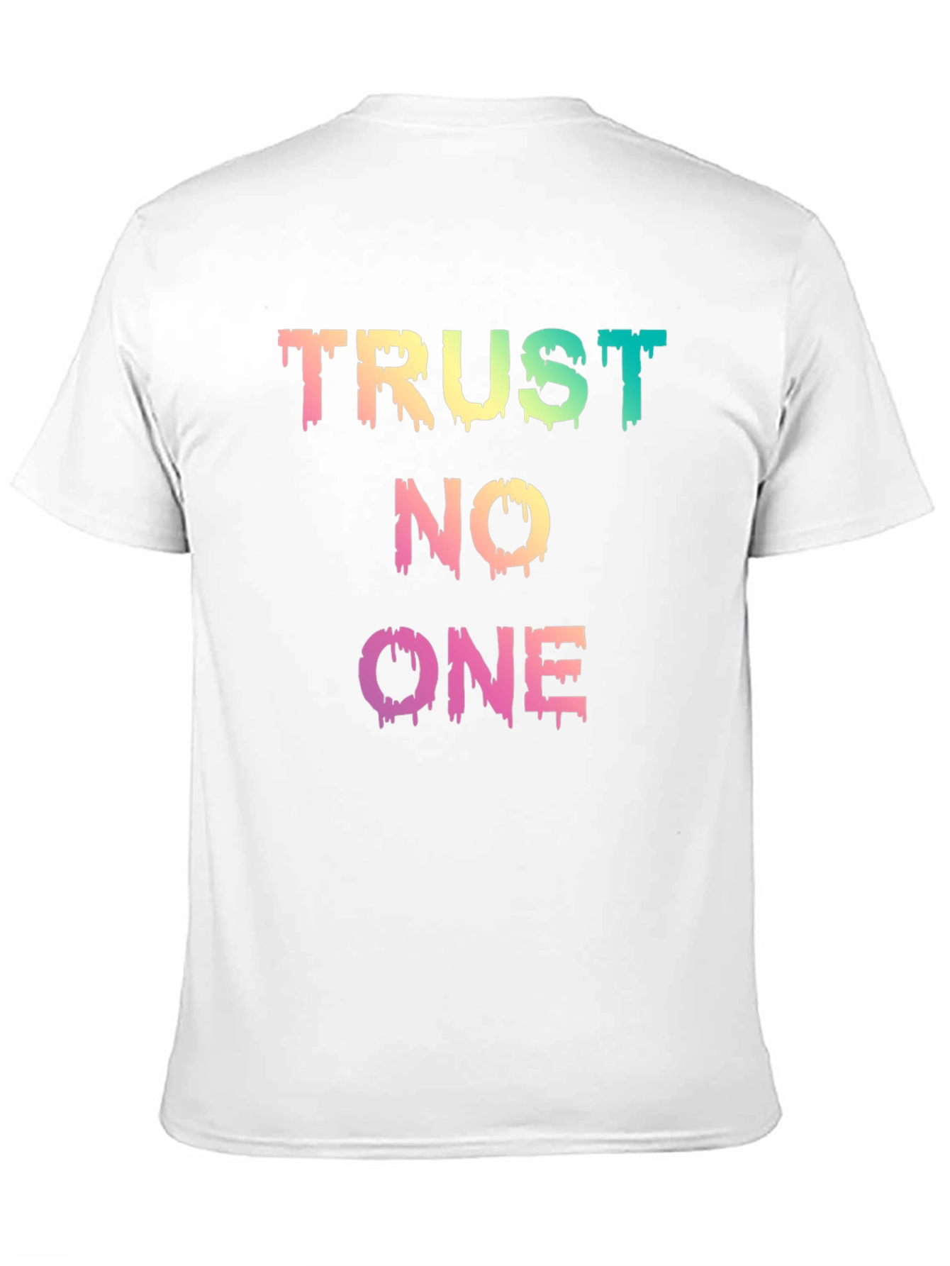 Trust No One Graphic Tee - Mens Black T-Shirt