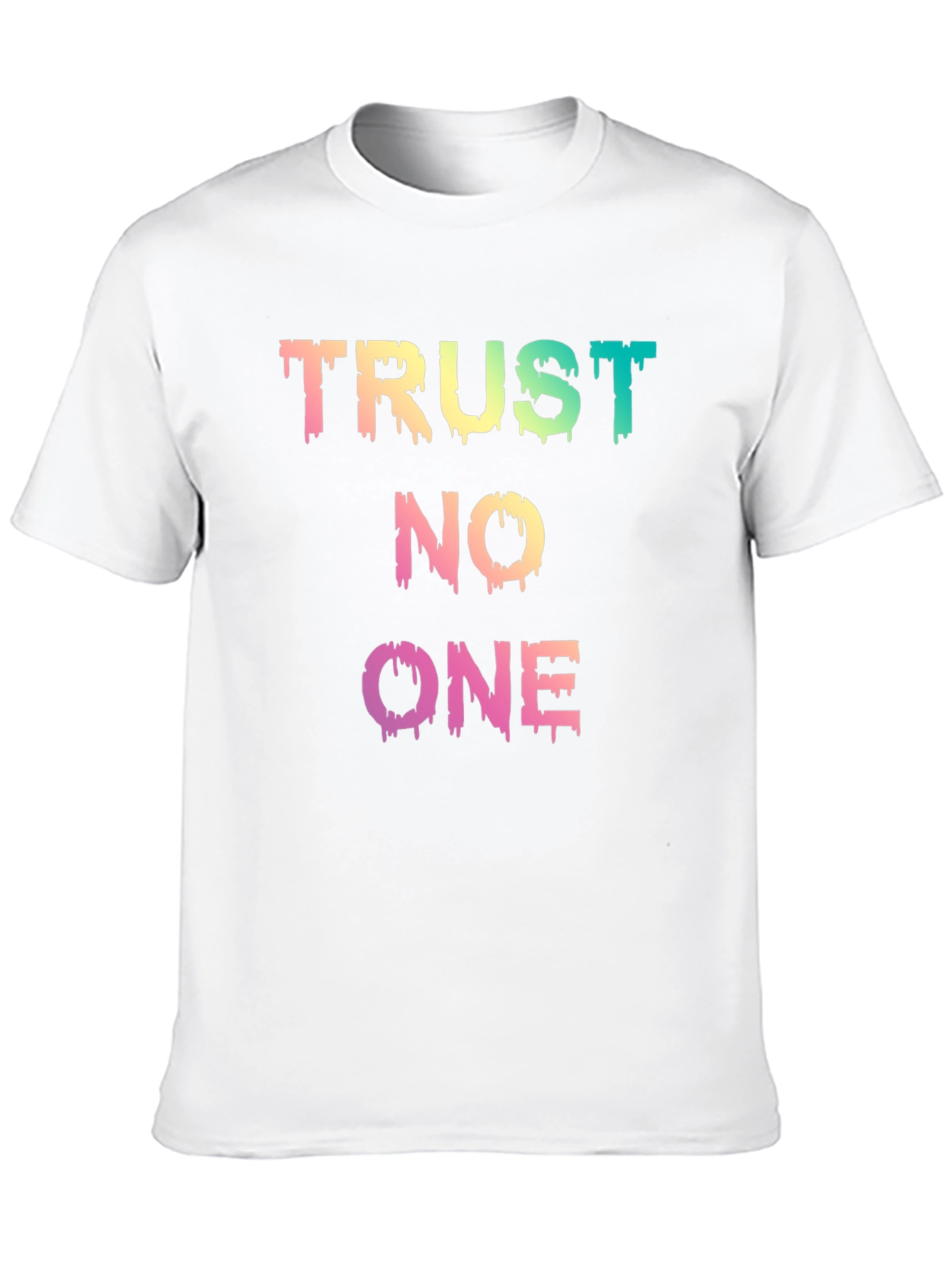 Trust No One Graphic Tee - Mens Black T-Shirt