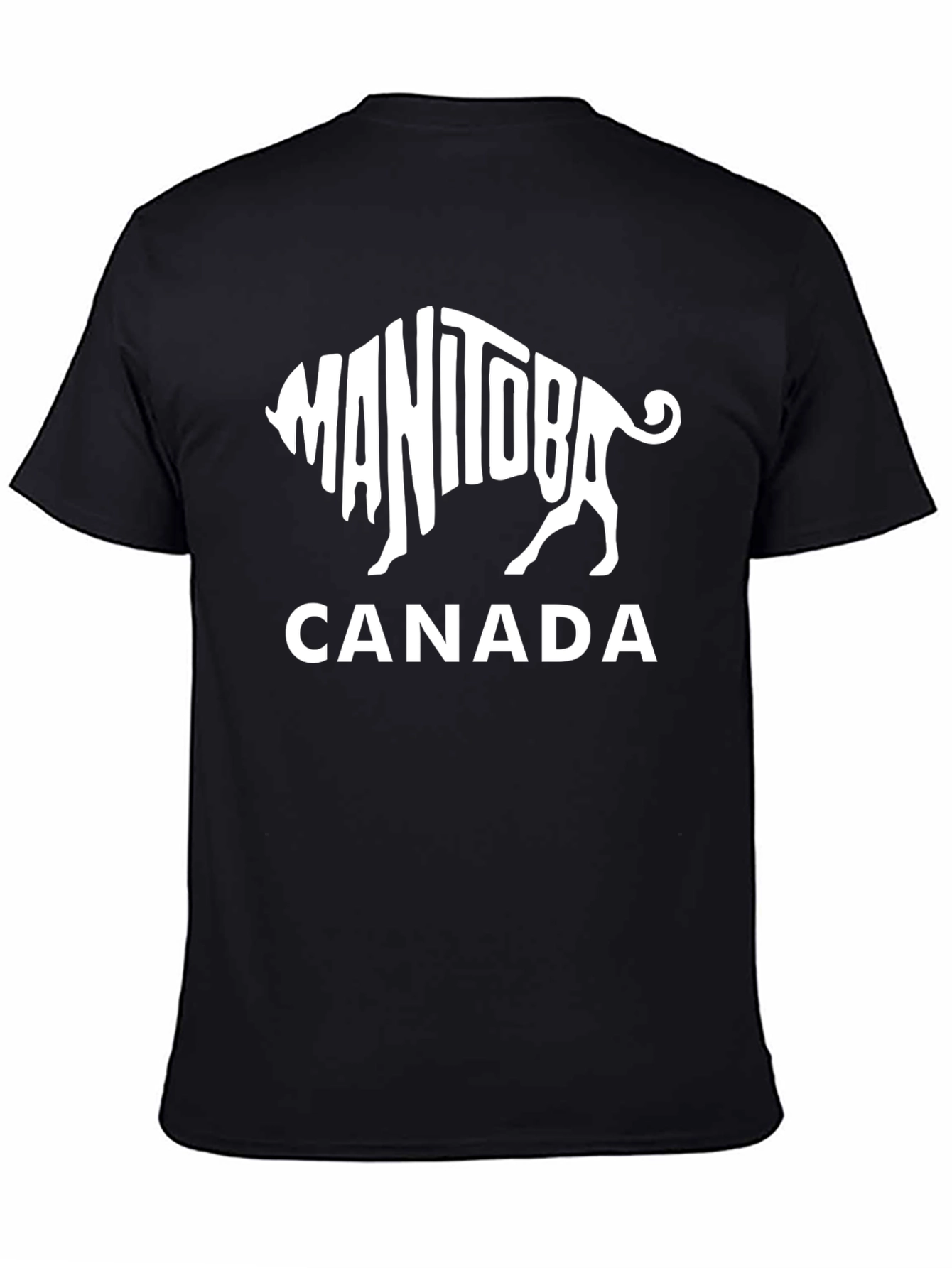 Manitoba Canada Buffalo Graphic T-Shirt