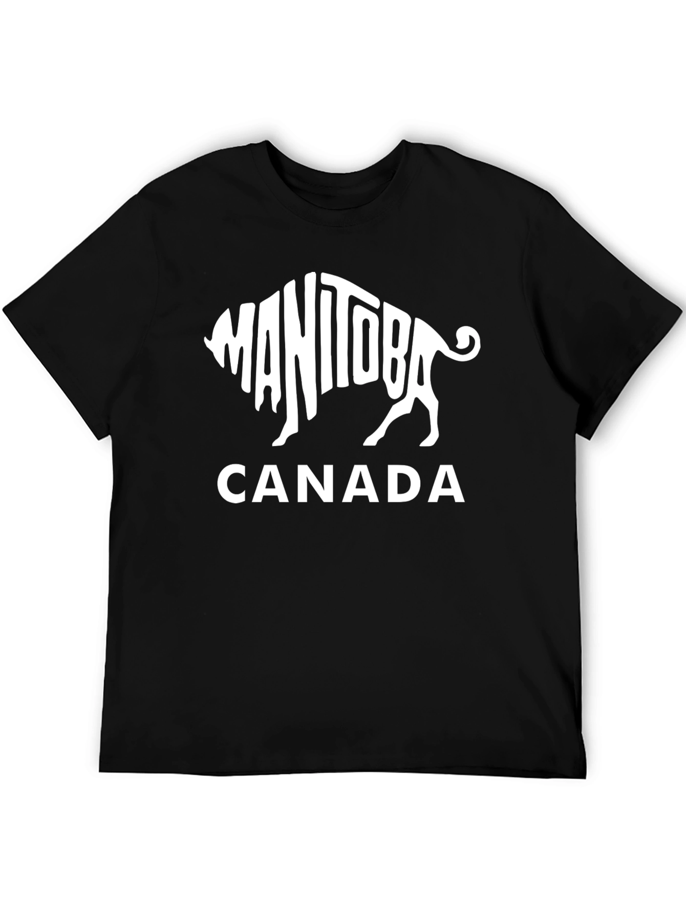 Manitoba Canada Buffalo Graphic T-Shirt