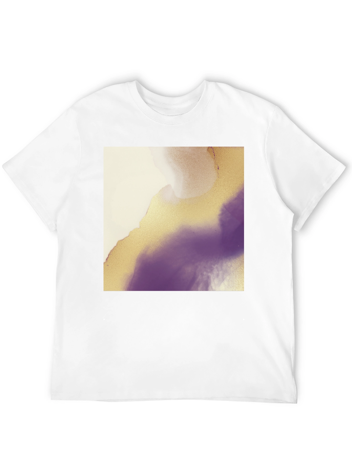 Abstract Art Graphic Tee - Black