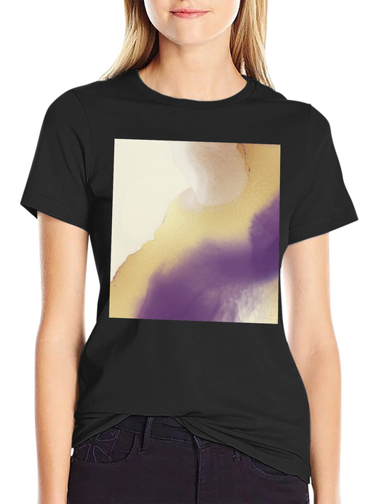 Abstract Art Graphic Tee - Black