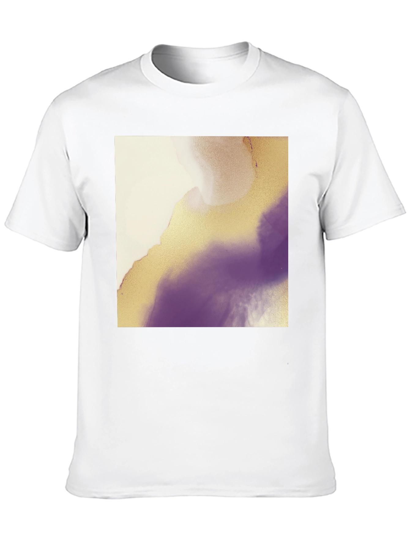 Abstract Art Graphic Tee - Black