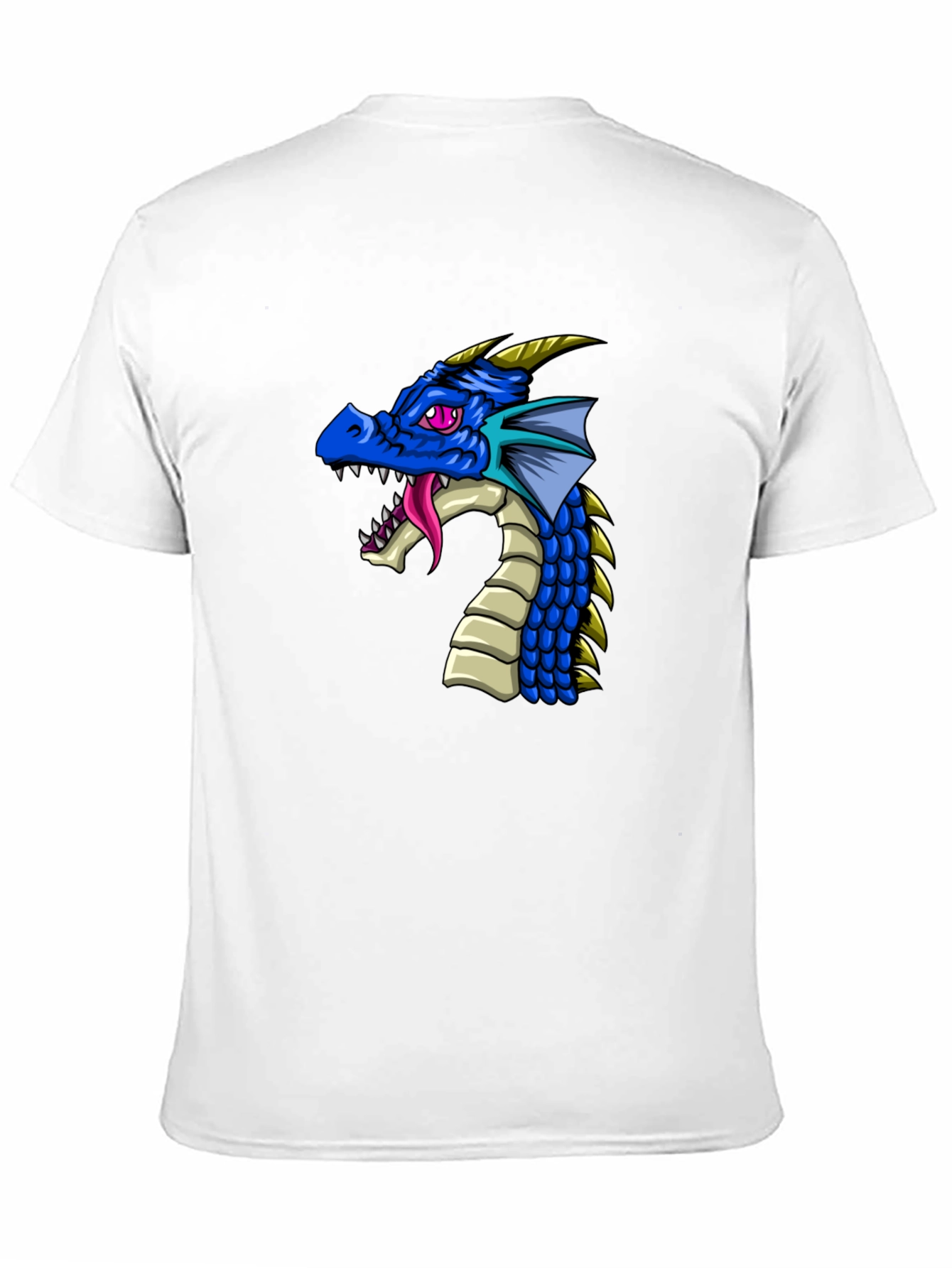 Dragon Graphic Print Black T-Shirt
