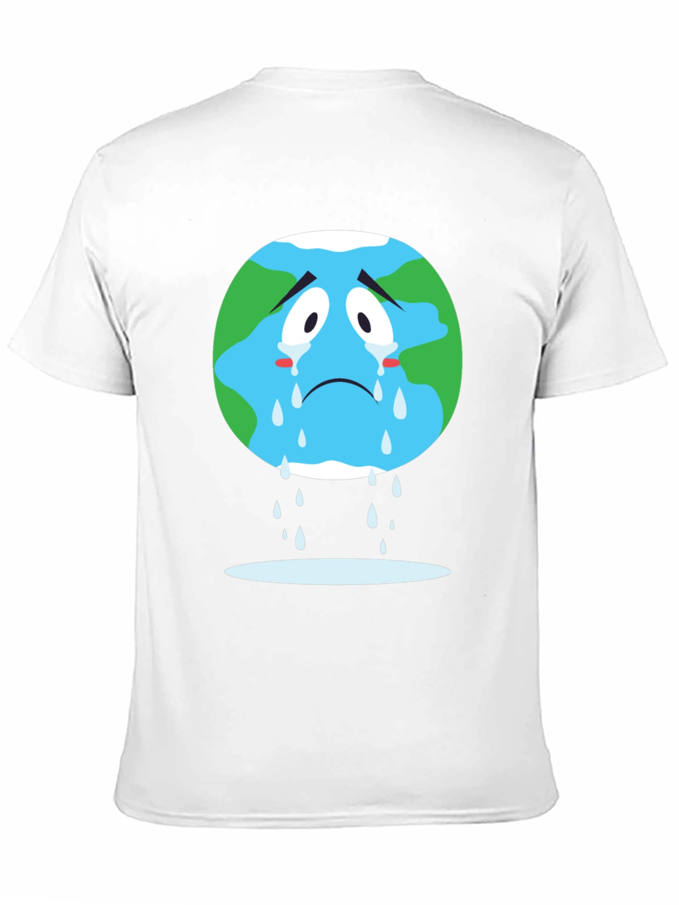 Sad Earth Graphic Tee - Black