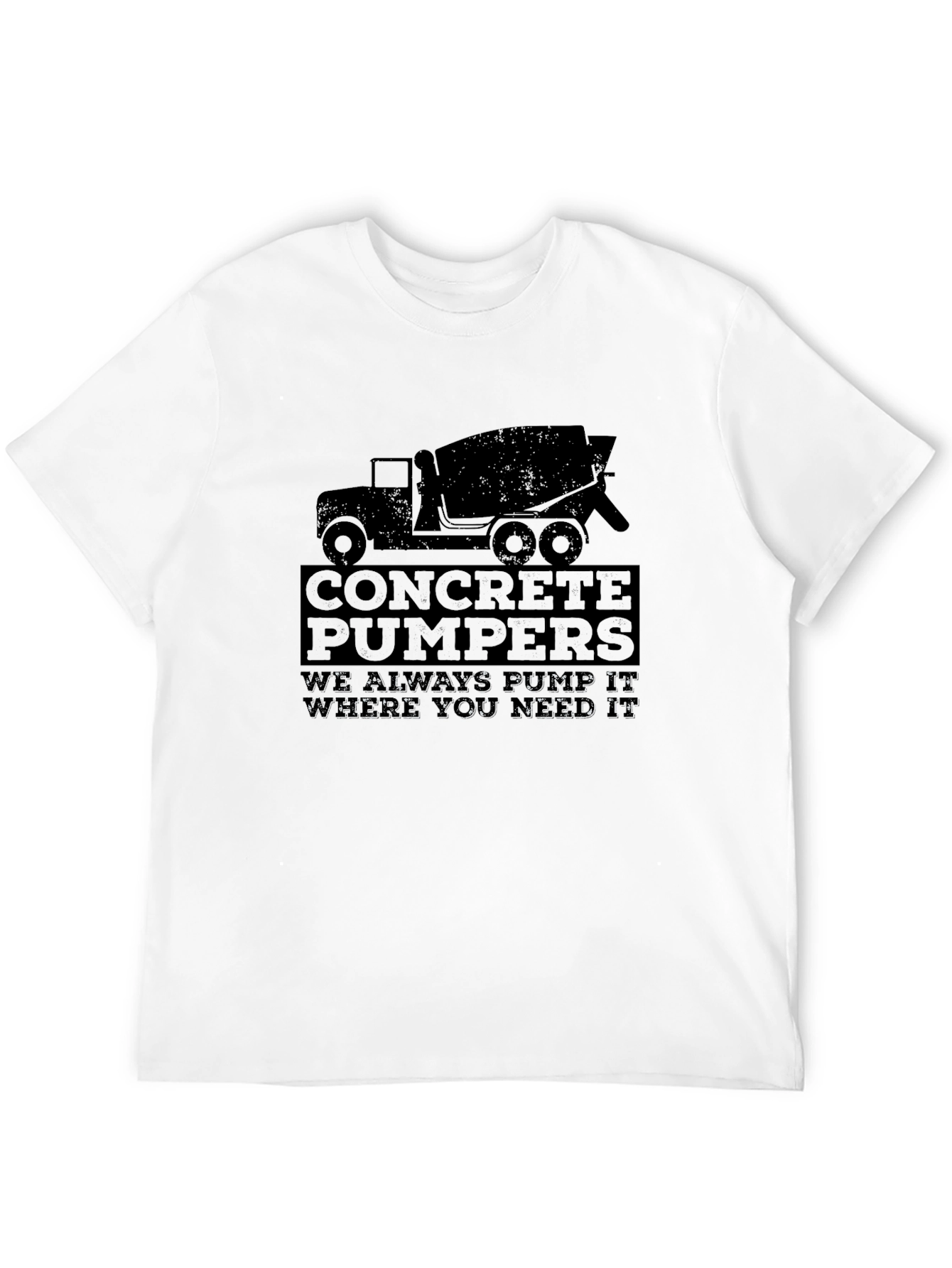 Concrete Pumpers Black T-Shirt