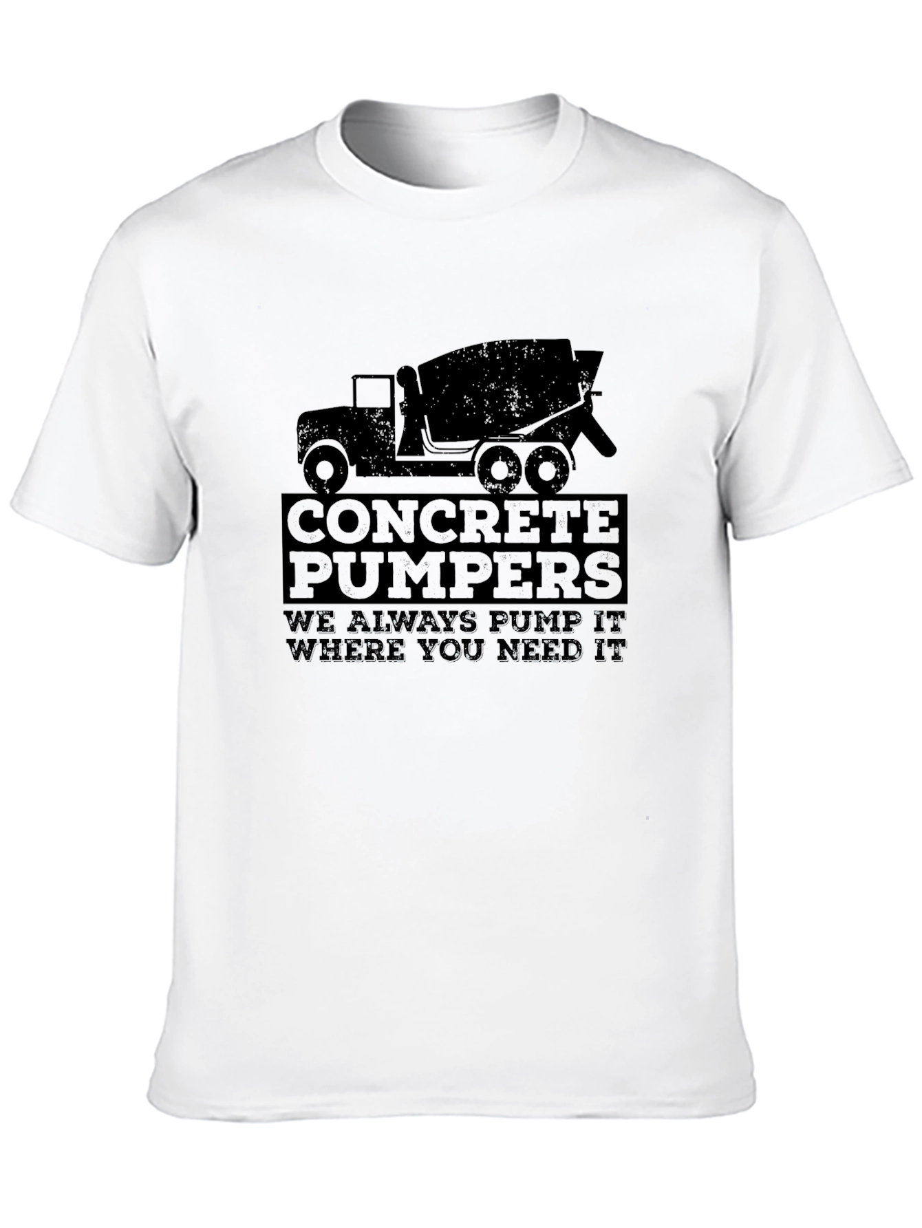 Concrete Pumpers Black T-Shirt