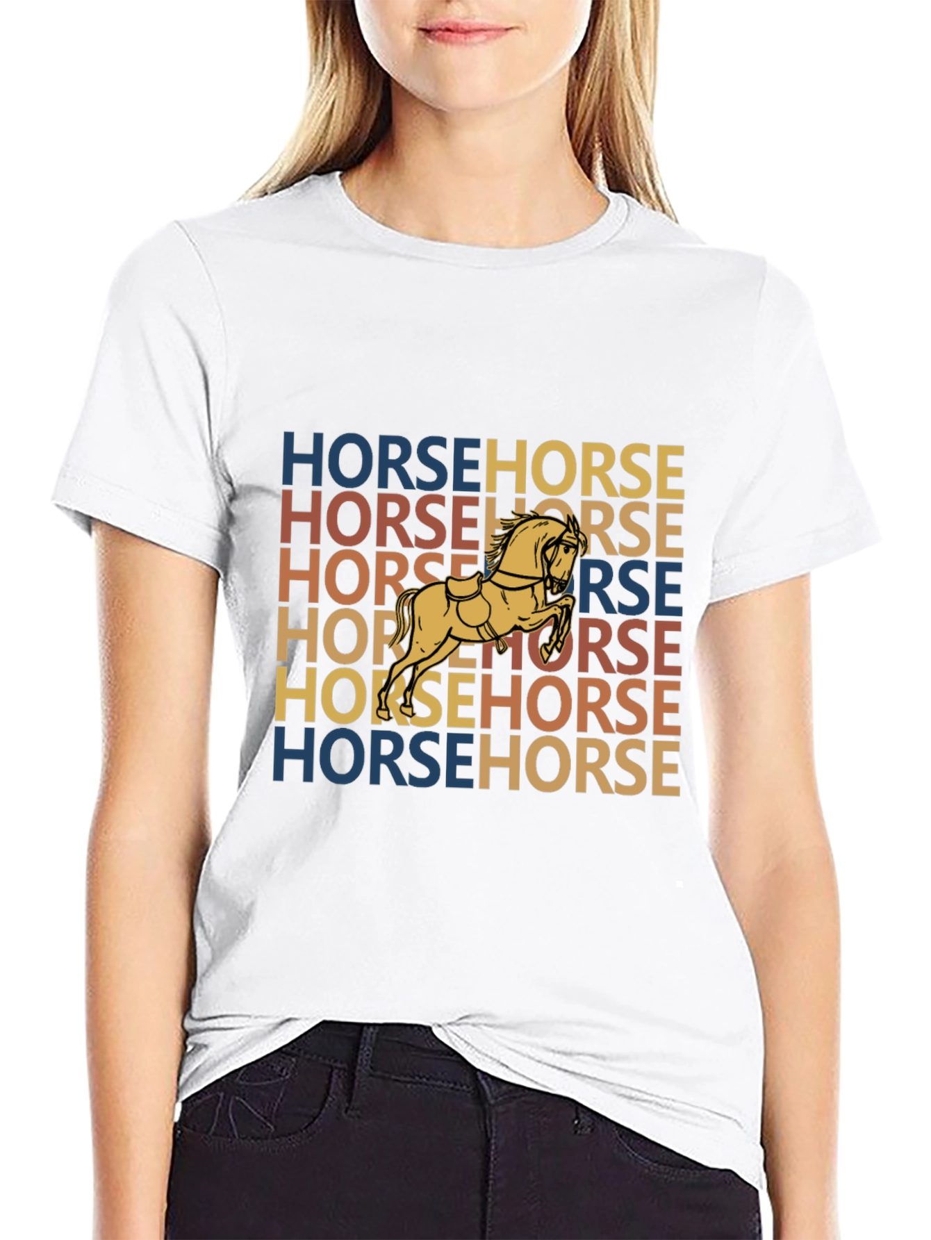 Retro Horse Graphic T-Shirt