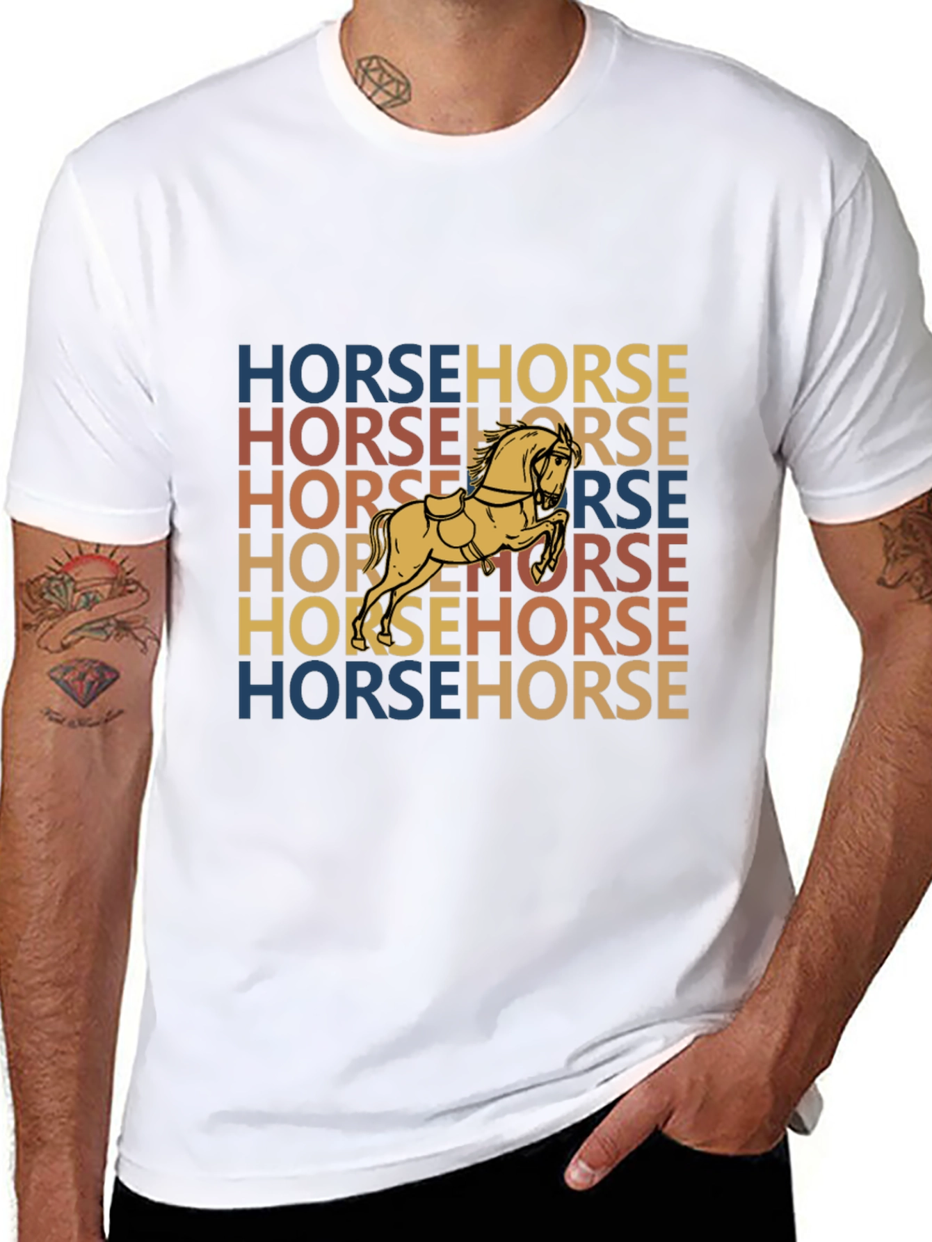Retro Horse Graphic T-Shirt