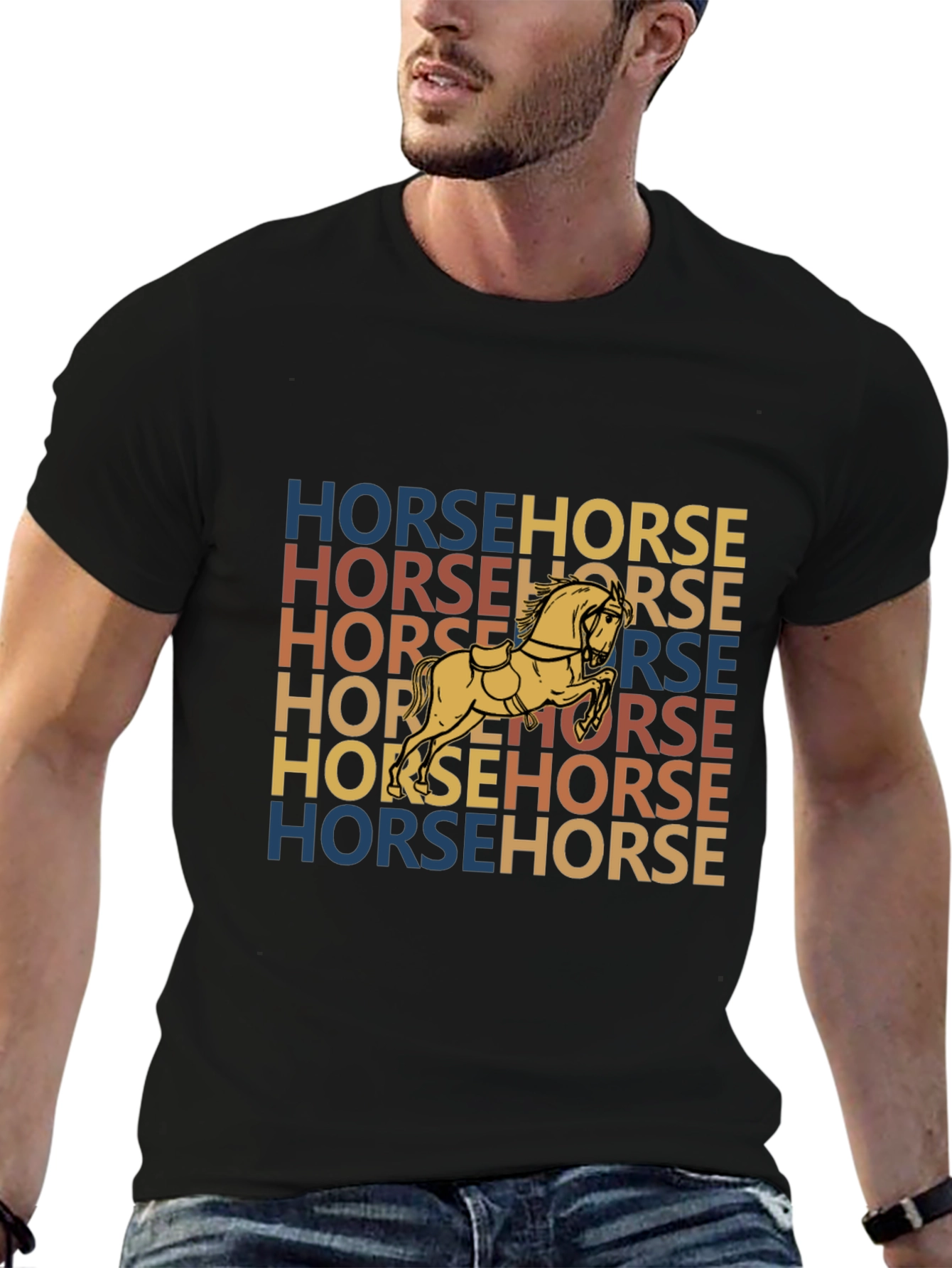 Retro Horse Graphic T-Shirt