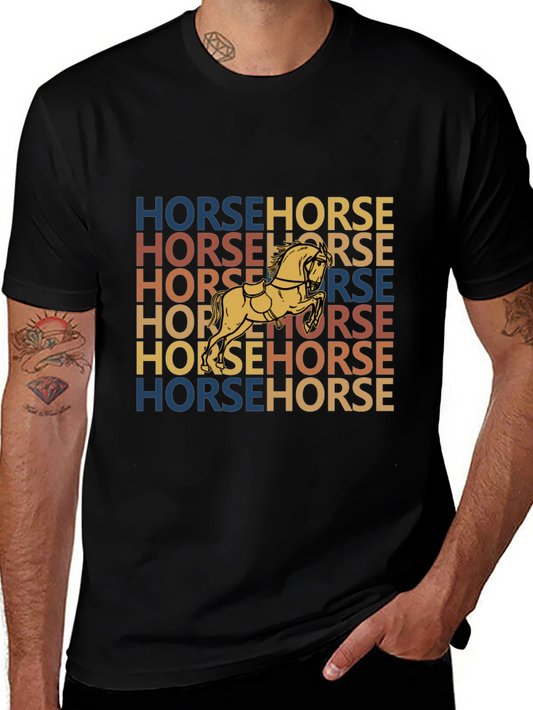 Retro Horse Graphic T-Shirt
