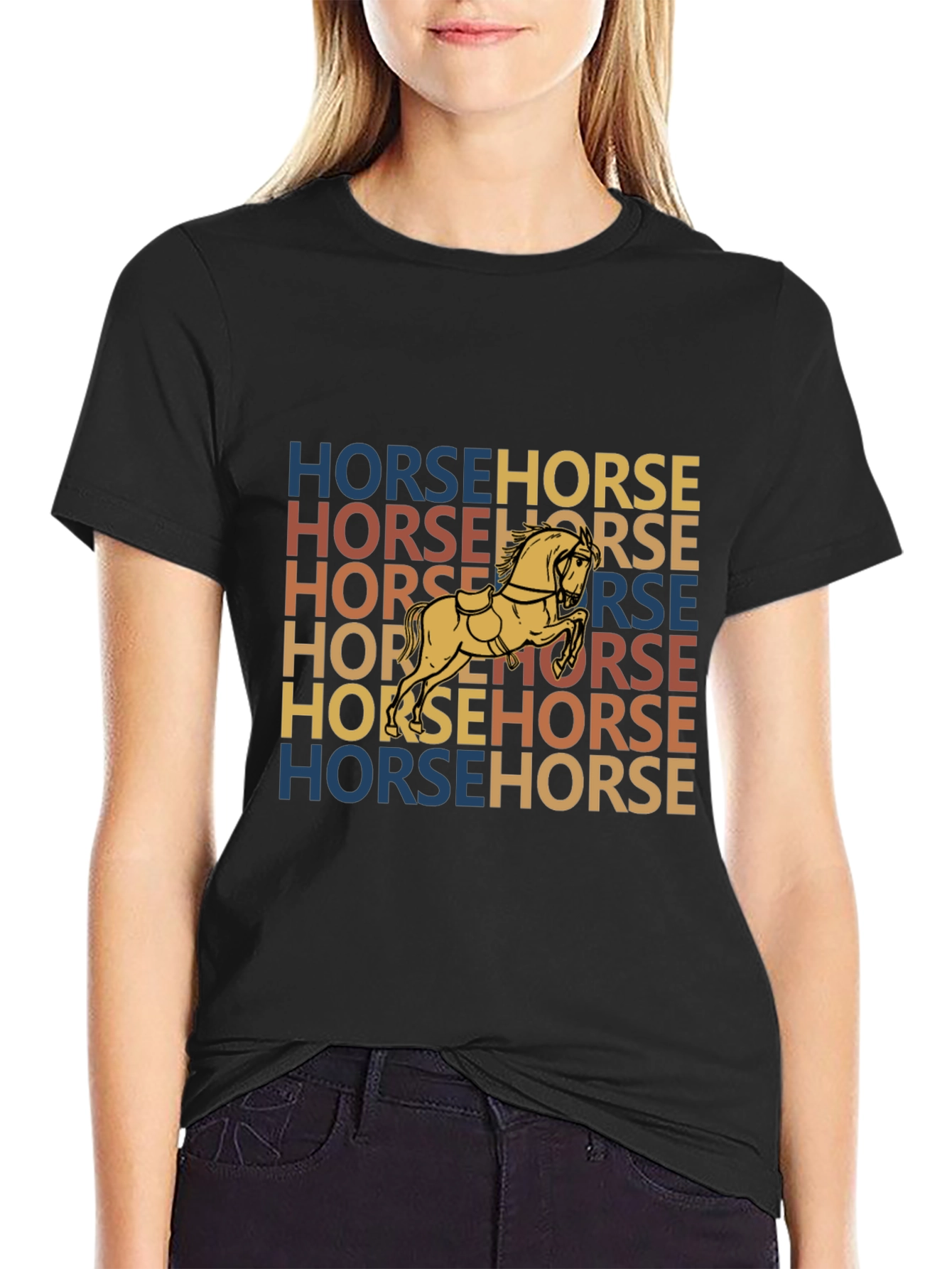 Retro Horse Graphic T-Shirt