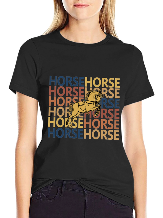 Retro Horse Graphic T-Shirt