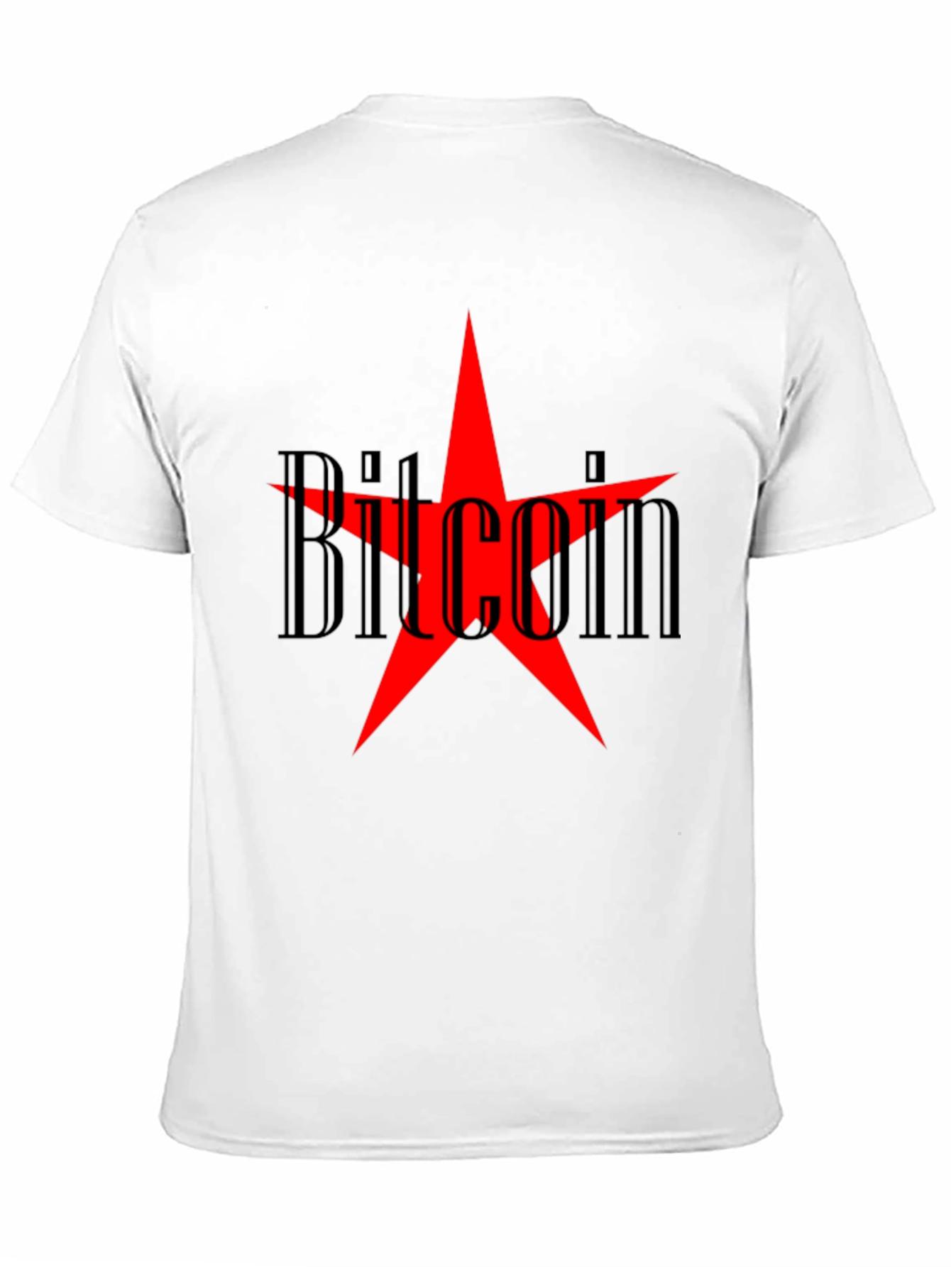 Bitcoin Star Graphic Tee - Crypto Enthusiast T-Shirt