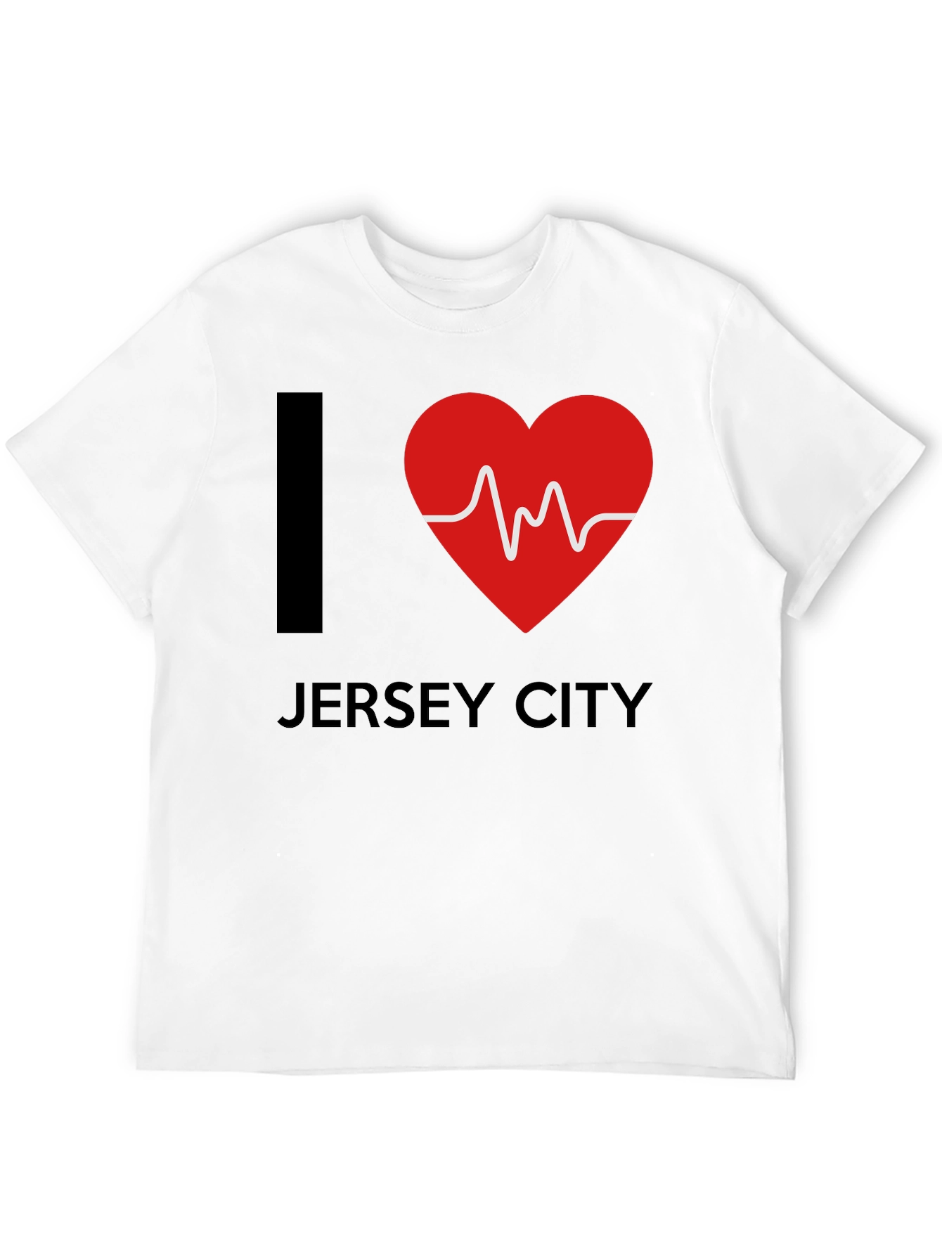 I Heart Jersey City T-Shirt - Black