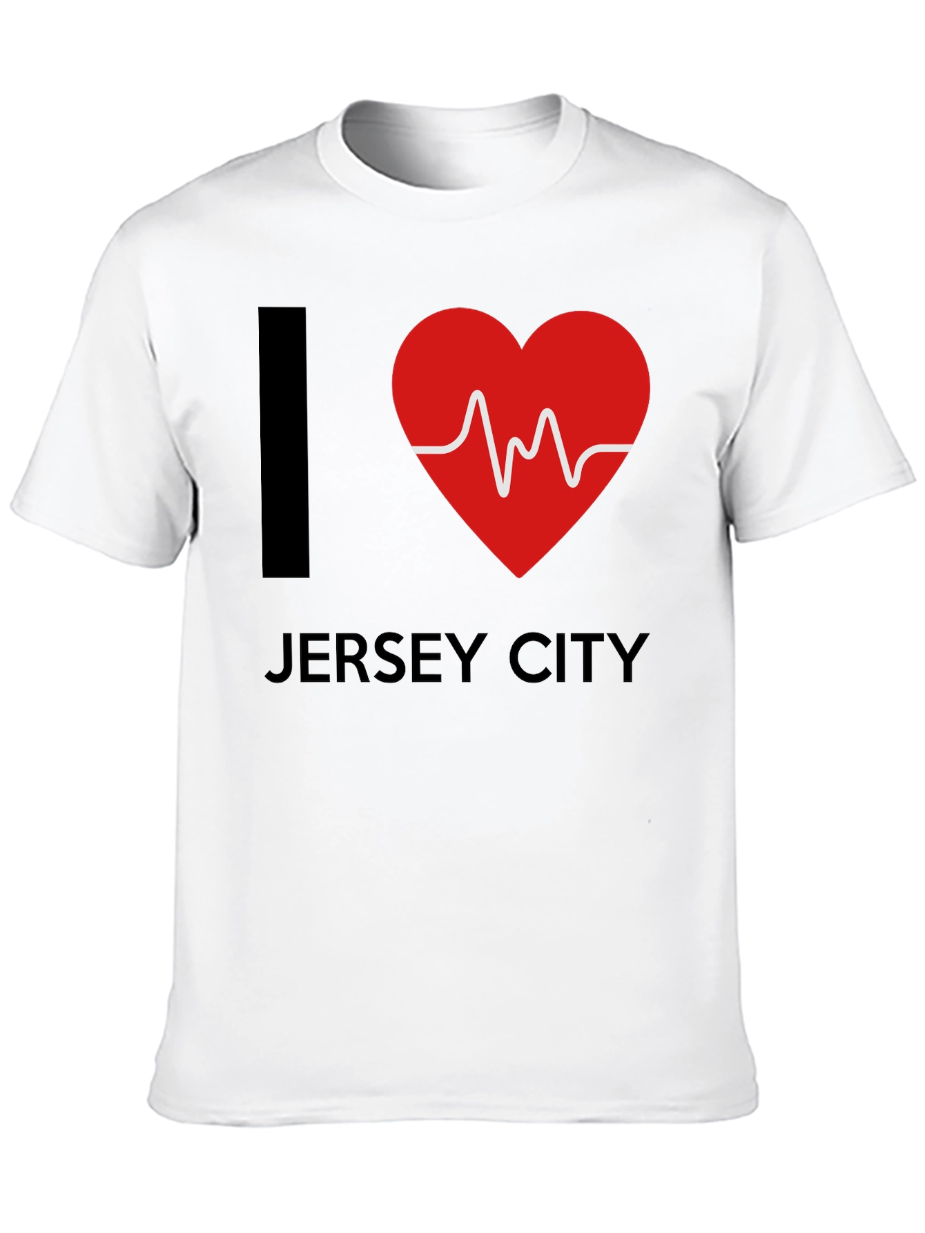 I Heart Jersey City T-Shirt - Black