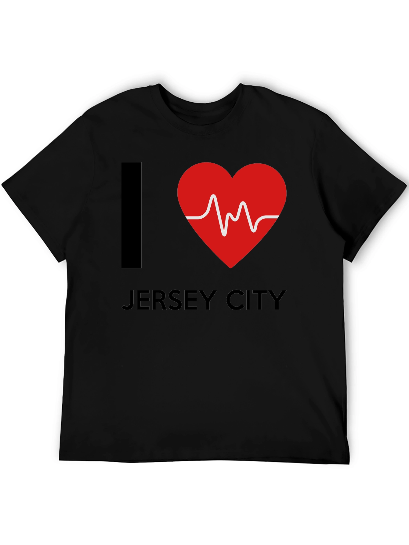 I Heart Jersey City T-Shirt - Black