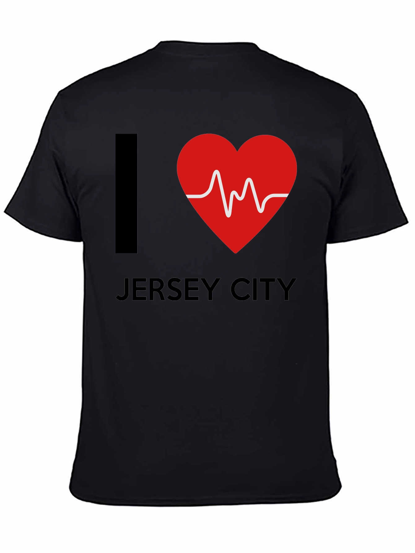 I Heart Jersey City T-Shirt - Black