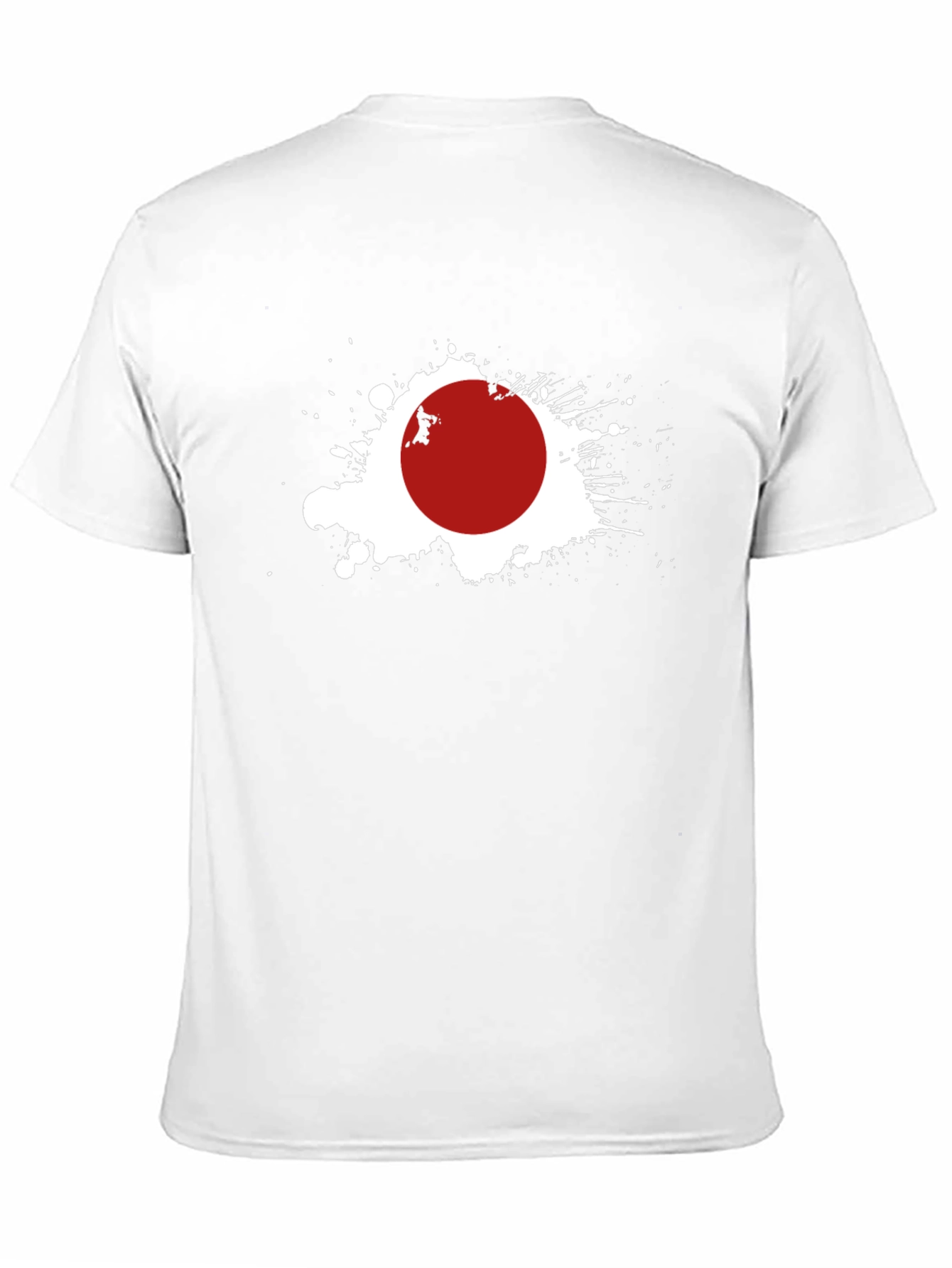 Japan Flag Graphic Tee - Black Crew Neck T-Shirt
