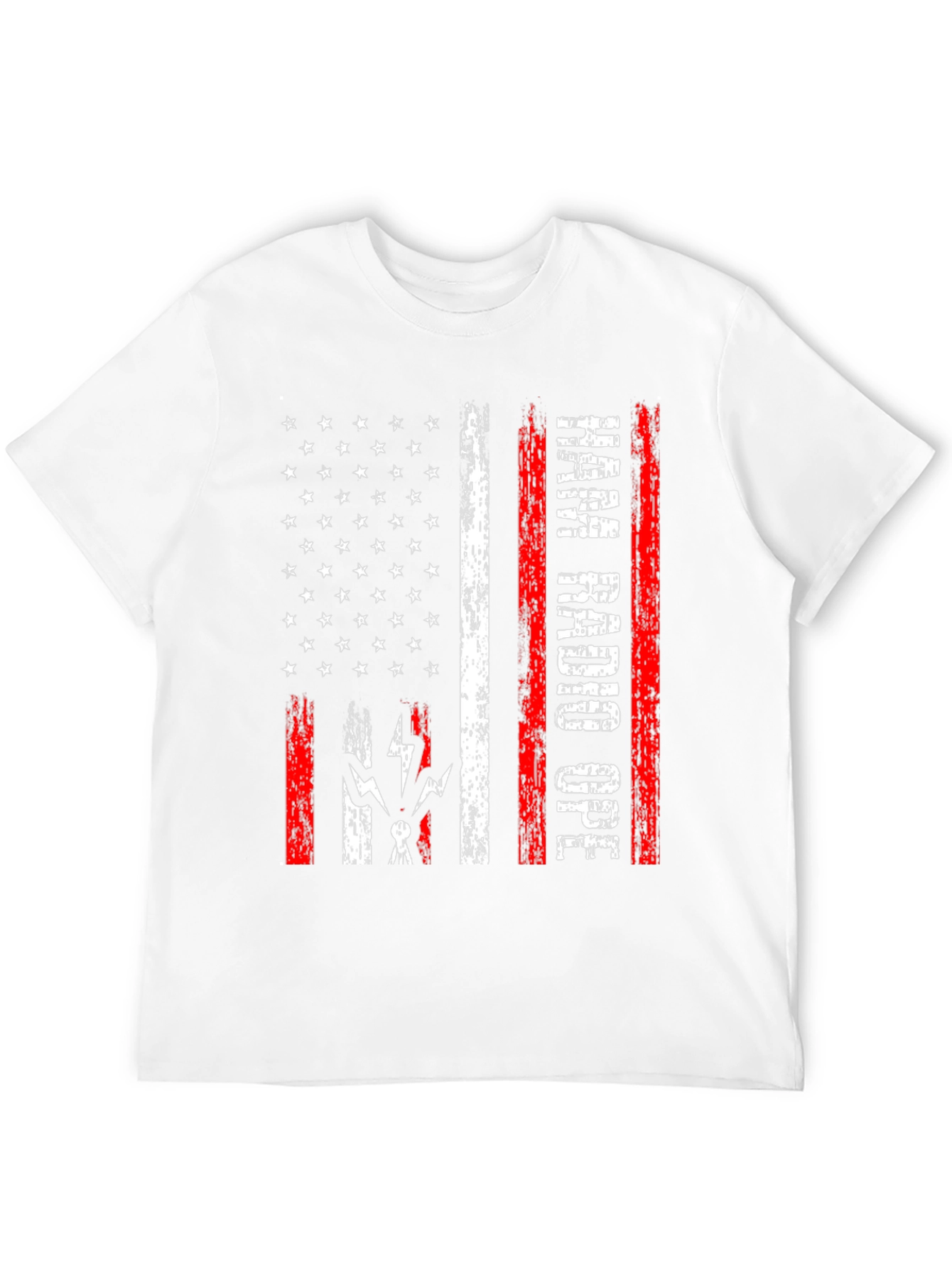 Ham Radio Operator Patriotic American Flag T-Shirt