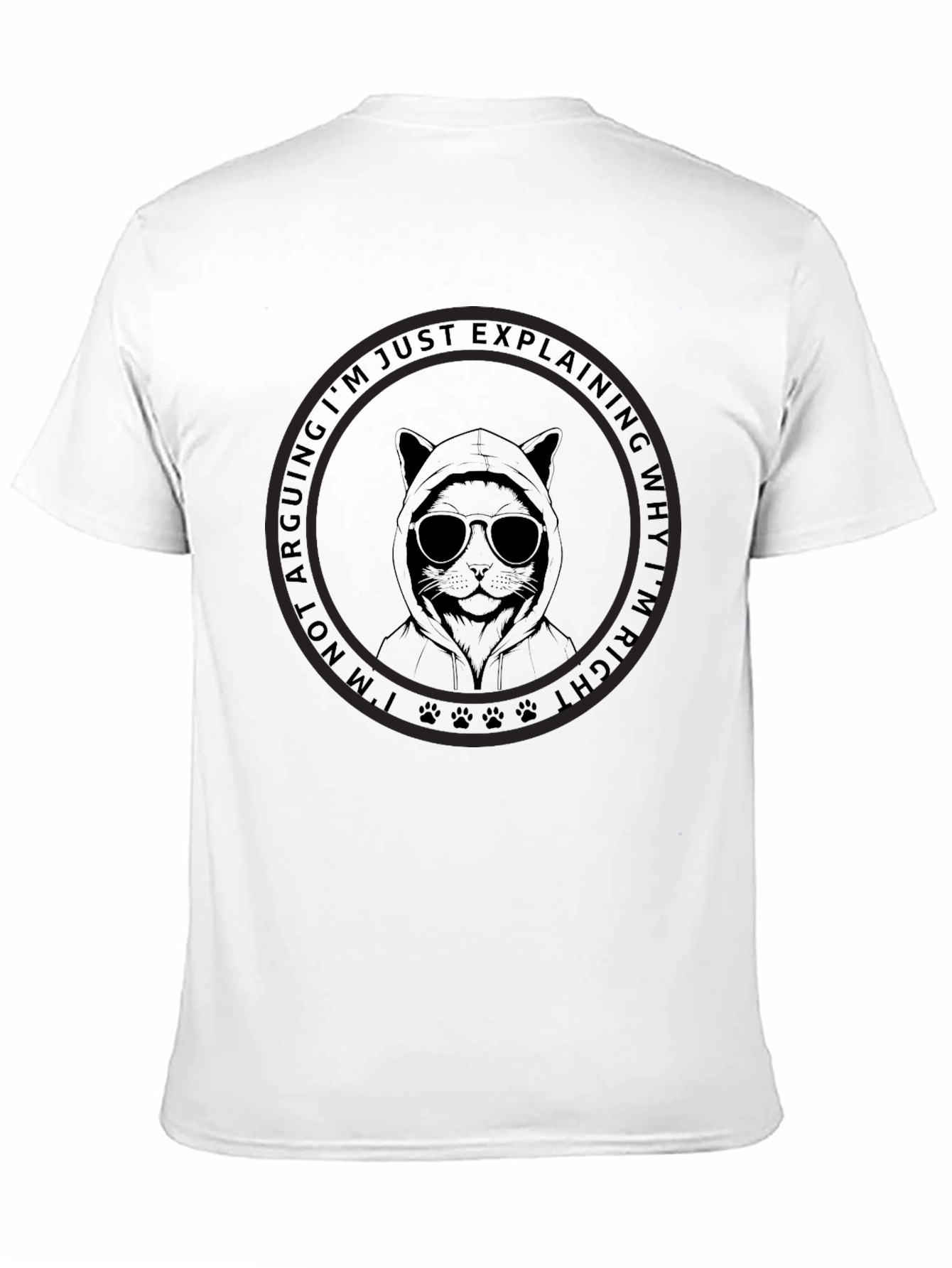 Cool Cat Tee: Explaining Why Im Right!