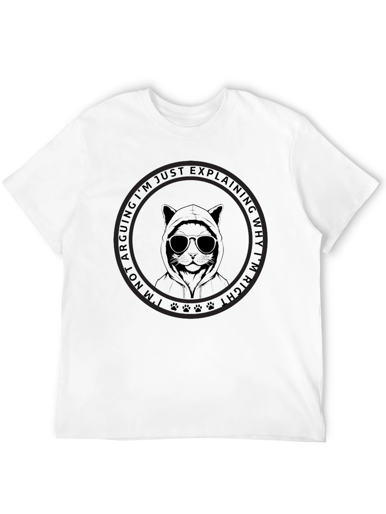 Cool Cat Tee: Explaining Why Im Right!