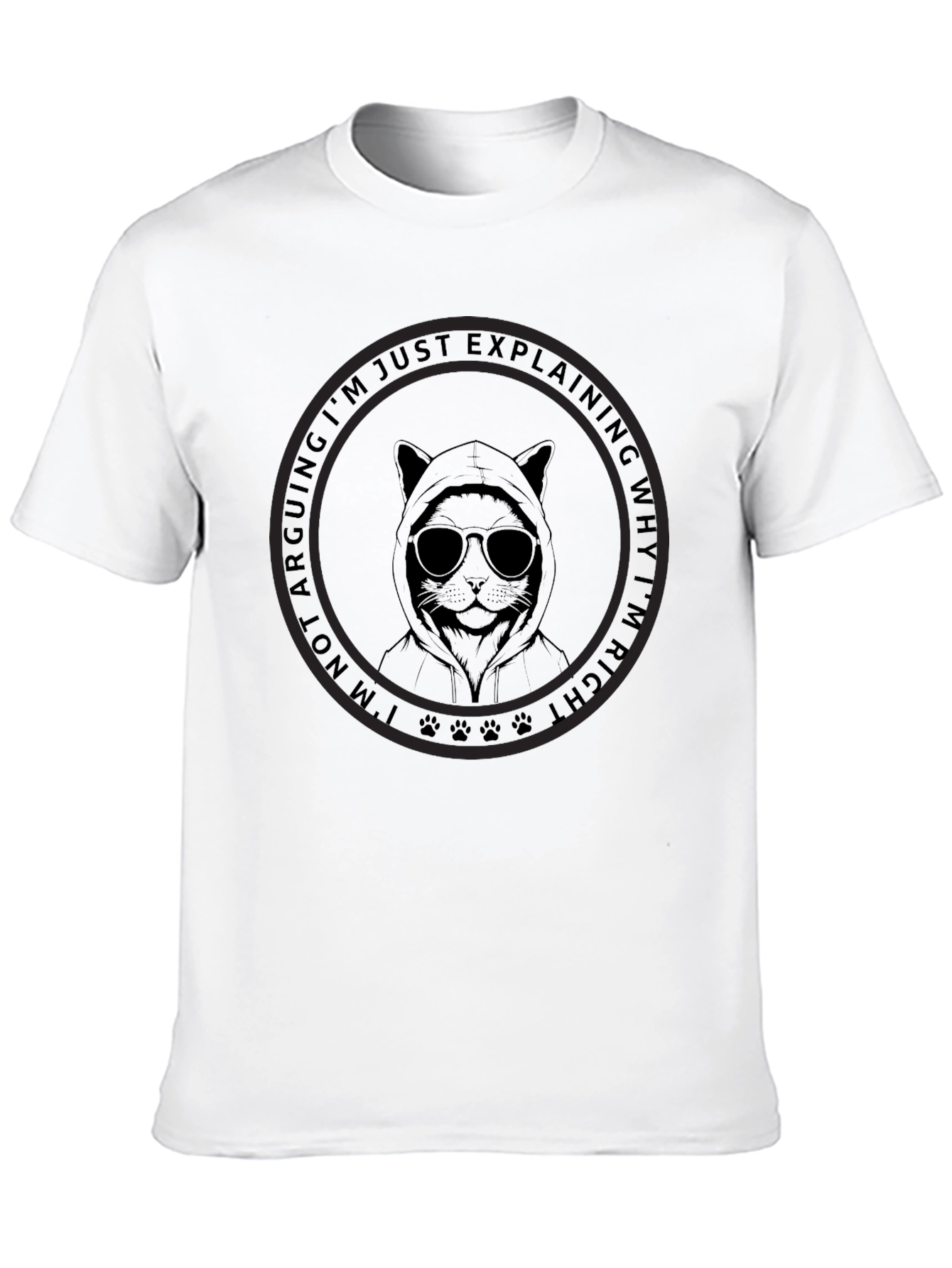 Cool Cat Tee: Explaining Why Im Right!