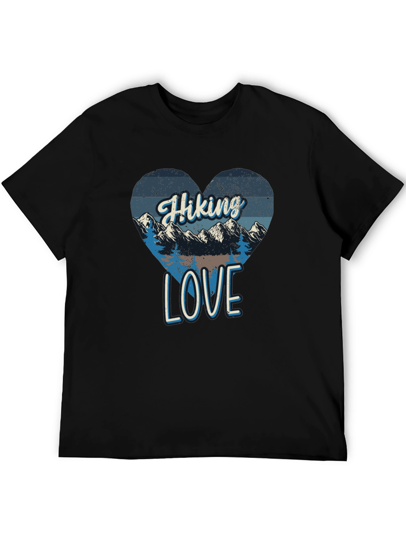 Hiking Love Graphic Tee - Mountain Adventure Shirt