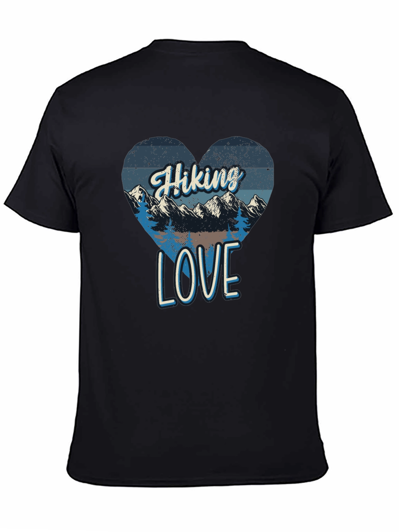 Hiking Love Graphic Tee - Mountain Adventure Shirt
