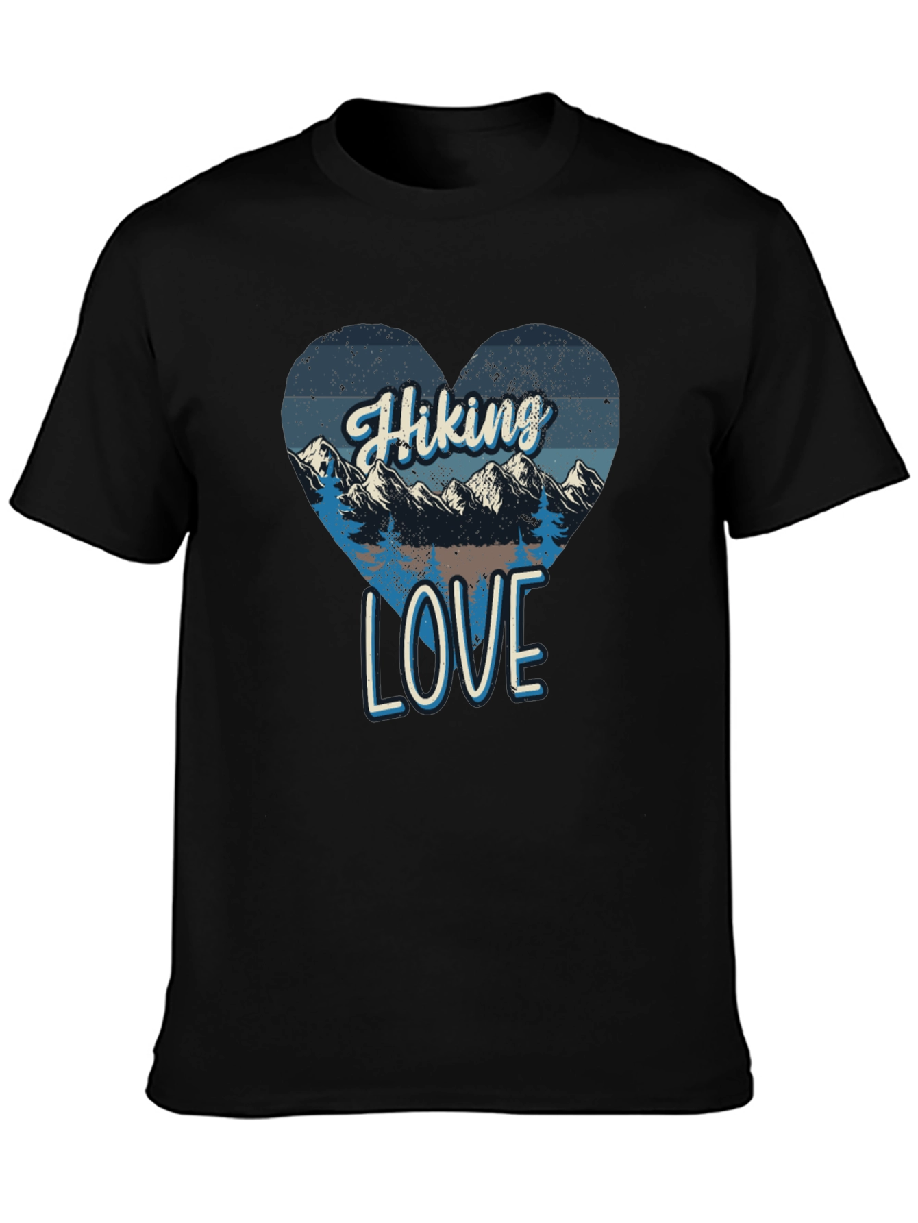 Hiking Love Graphic Tee - Mountain Adventure Shirt