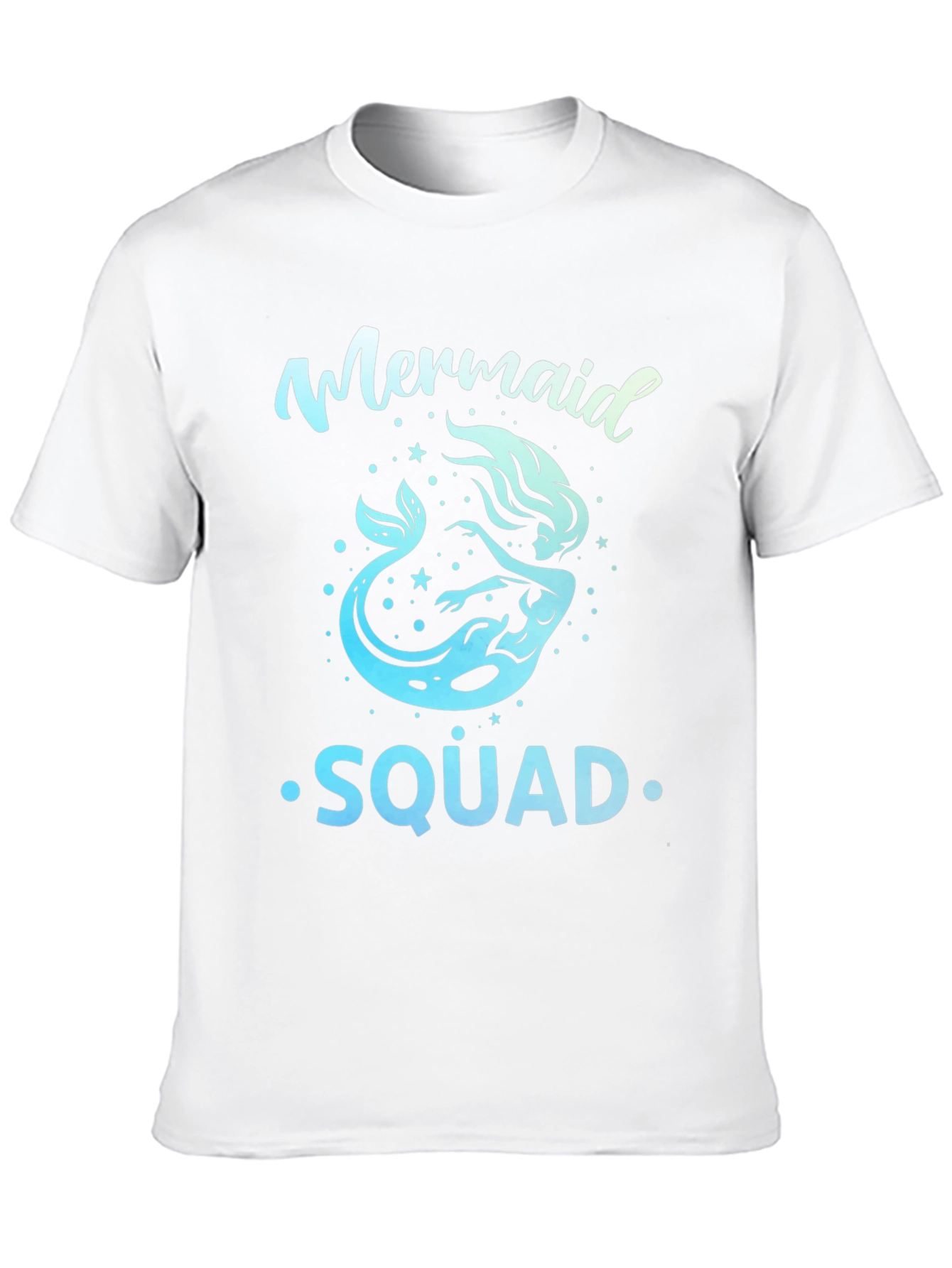 Mermaid Squad Graphic Tee - Black