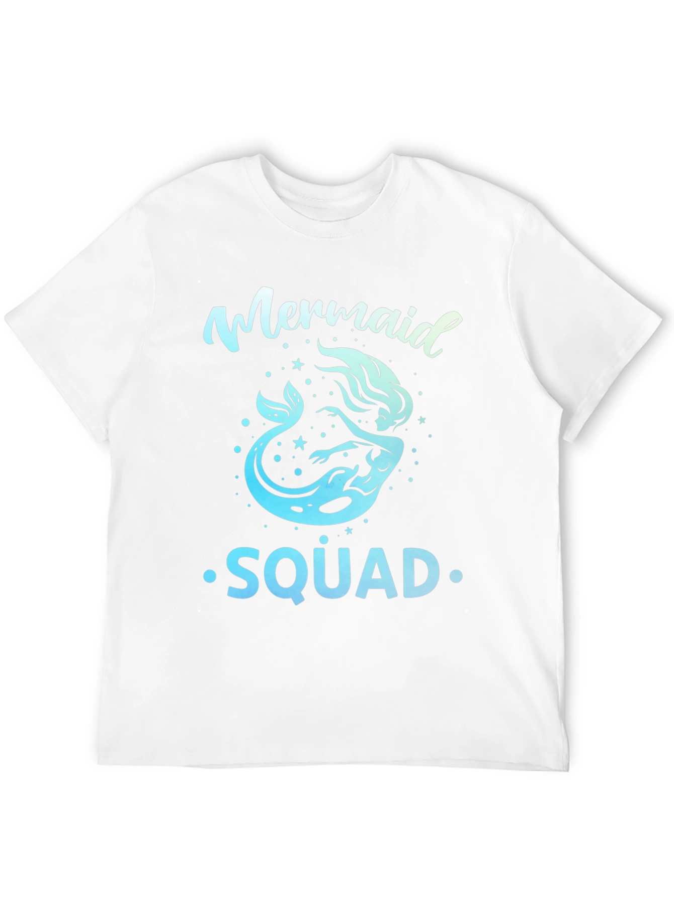 Mermaid Squad Graphic Tee - Black
