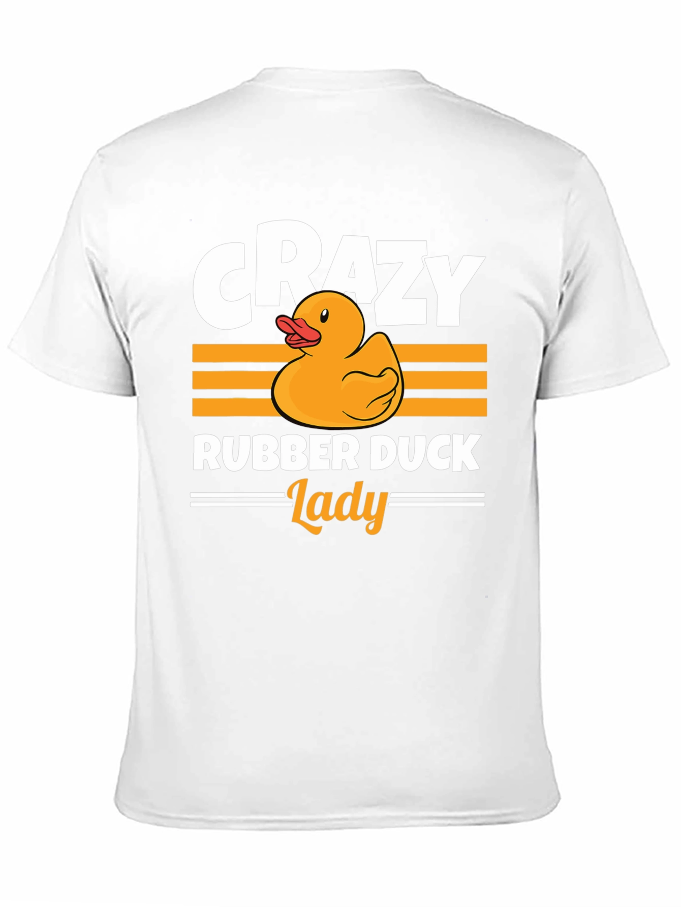 Crazy Rubber Duck Lady T-Shirt