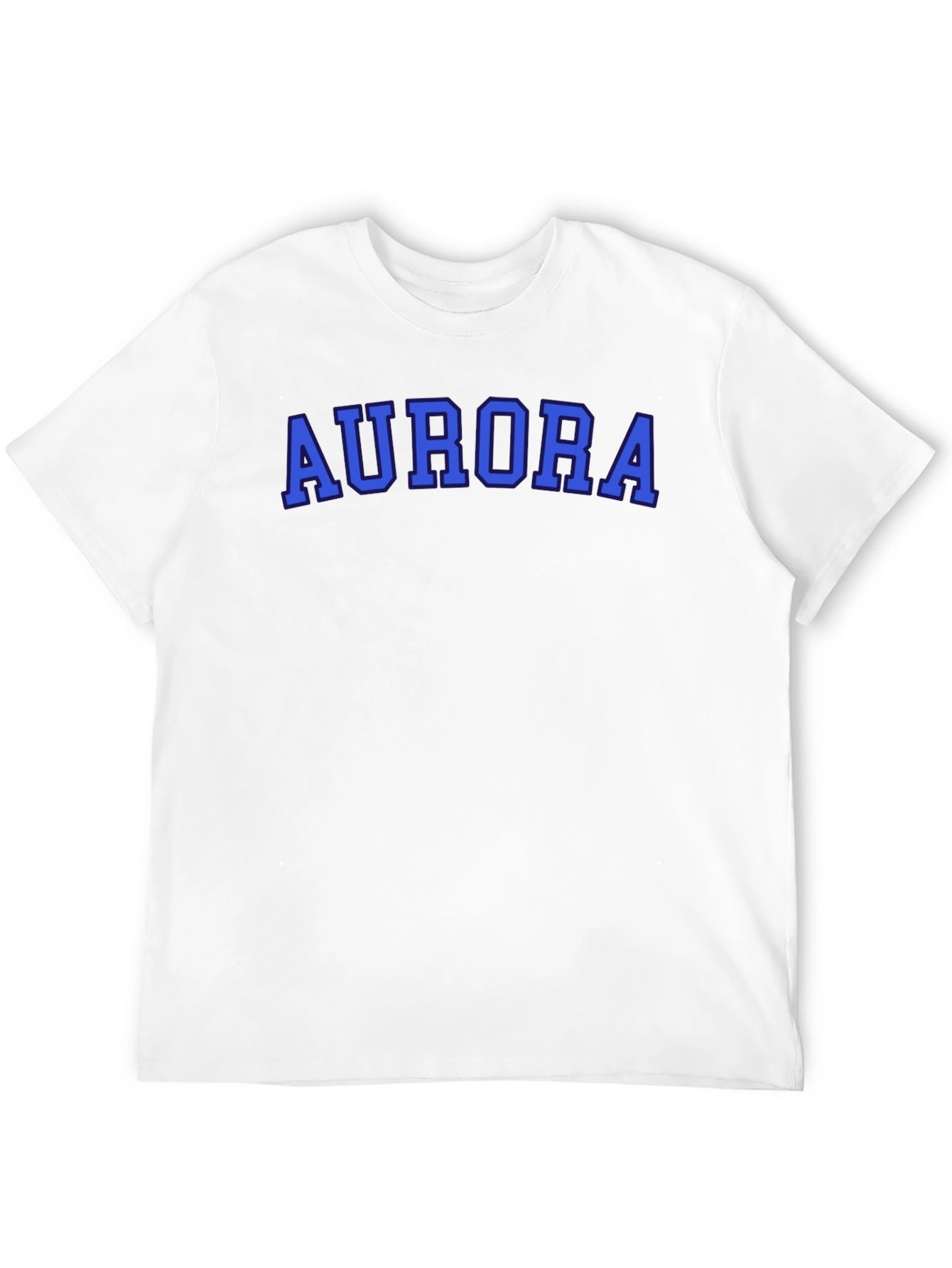 Aurora Graphic T-Shirt - Bold Blue Lettering