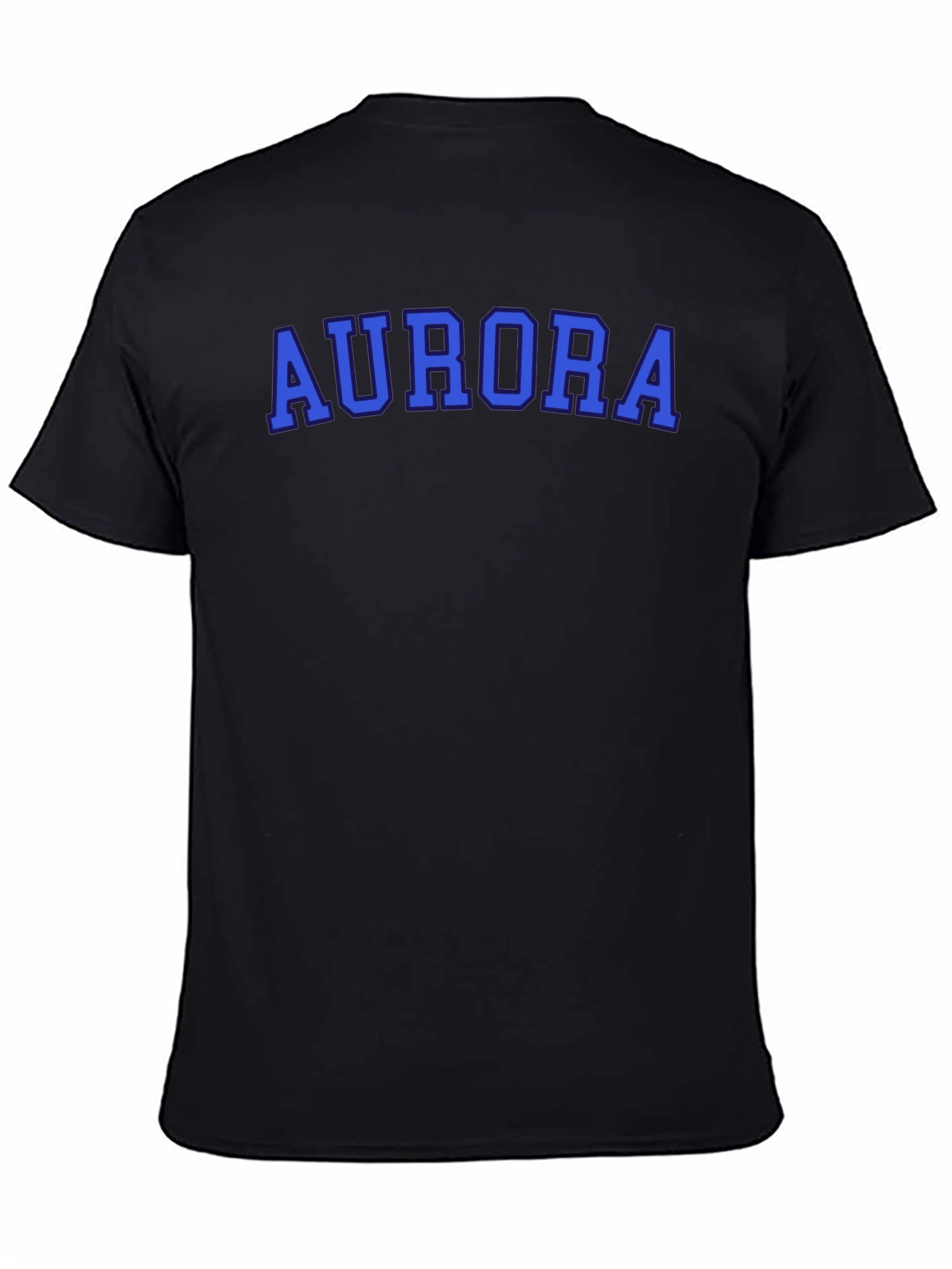 Aurora Graphic T-Shirt - Bold Blue Lettering